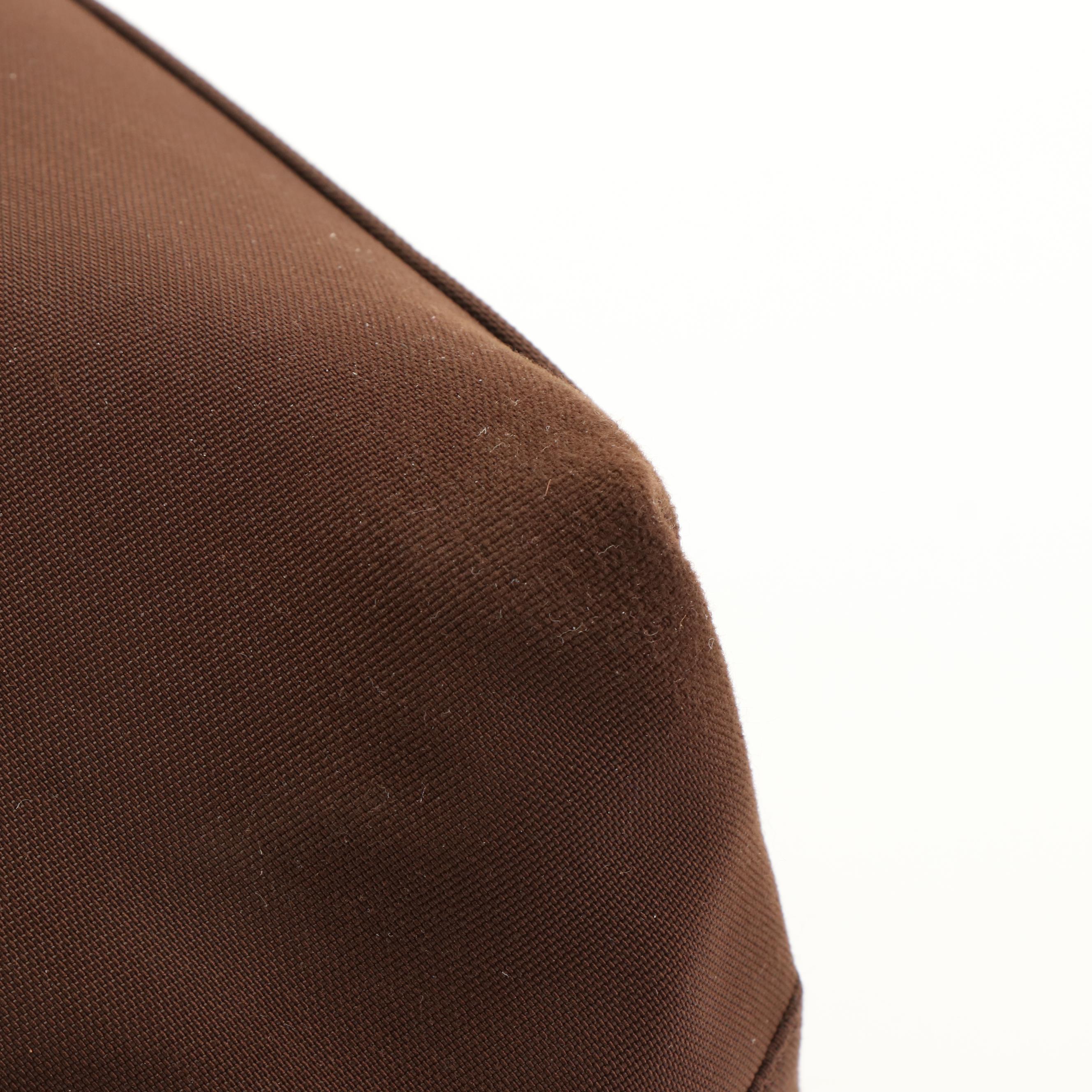 Salvatore Ferragamo Chain Link Shoulder Bag in Brown Canvas