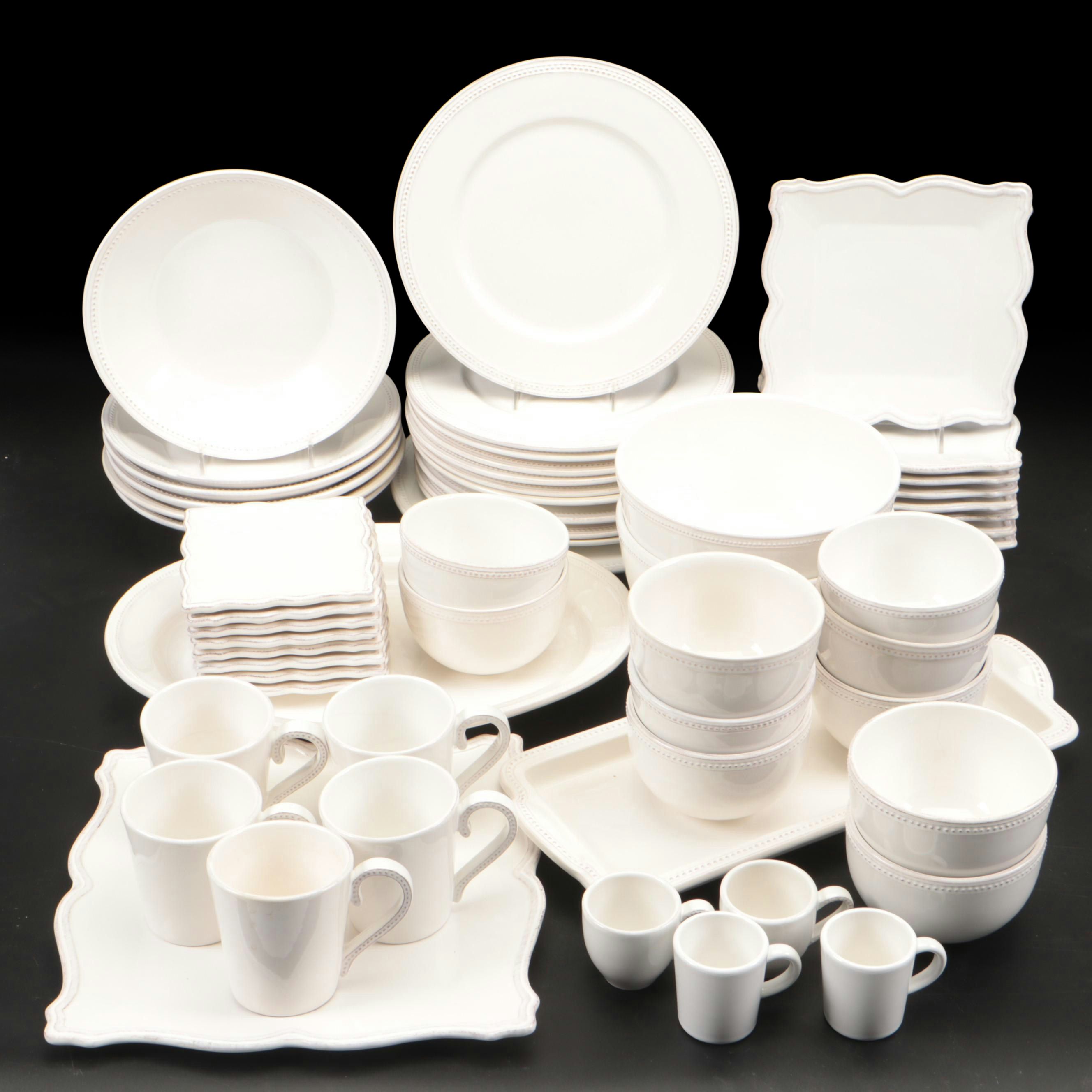 Sur La Table "Pearl" Stoneware Dinnerware