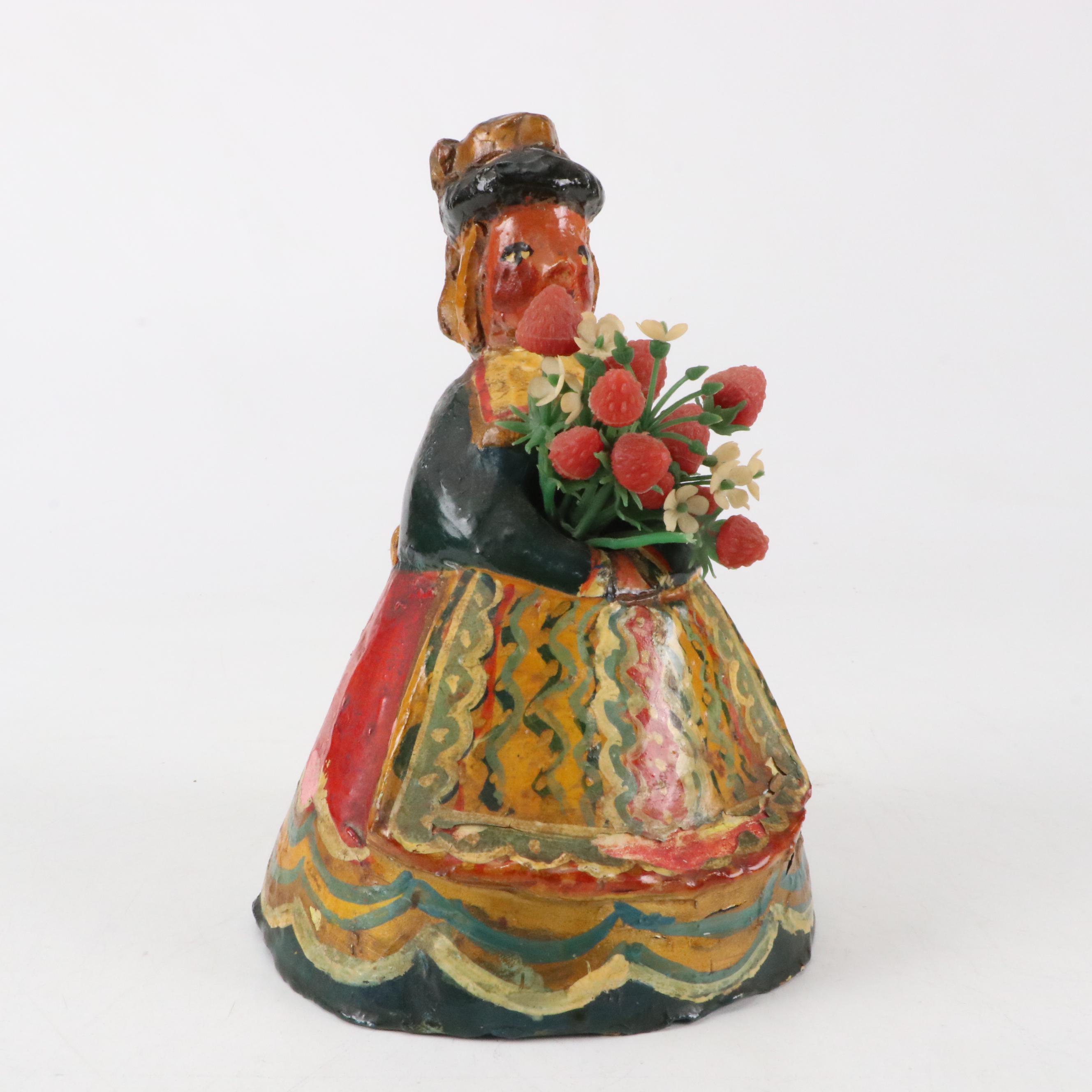 Mexican Handmade Clay Figurines with Indian Lacquerware Box and More