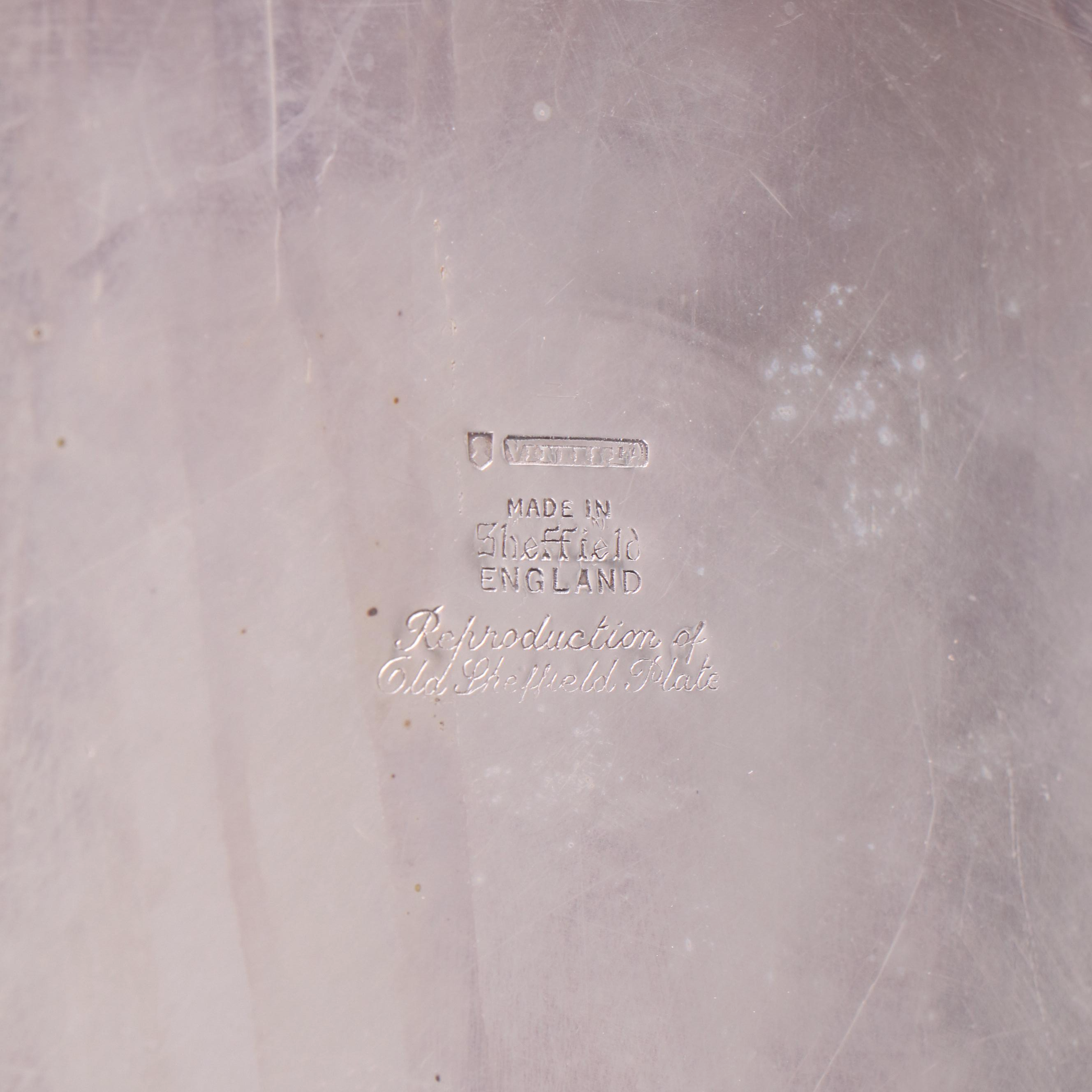 Viners English Silver Plate Gallery Tray