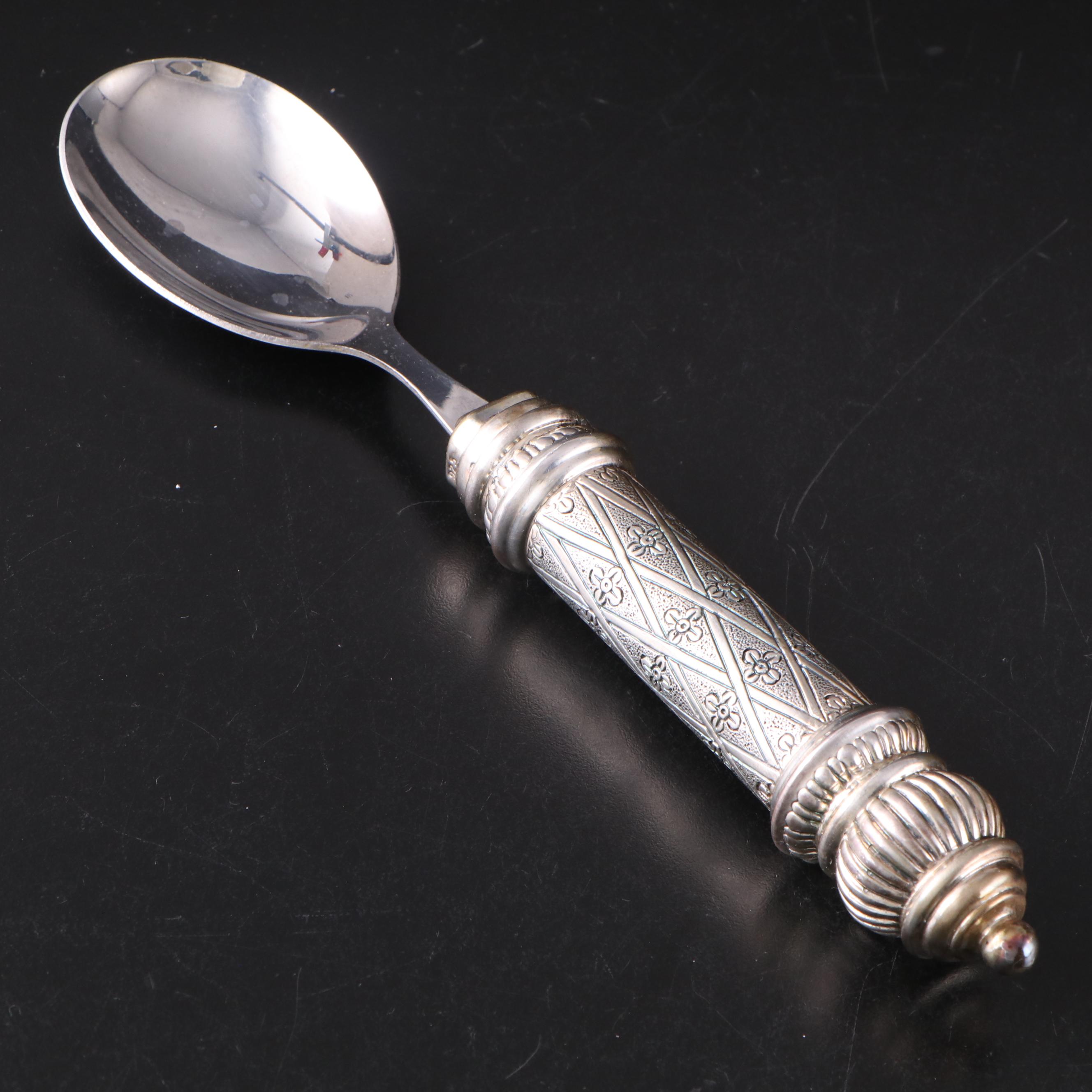 Grand Sterling Company Sterling Handled Salad Servers