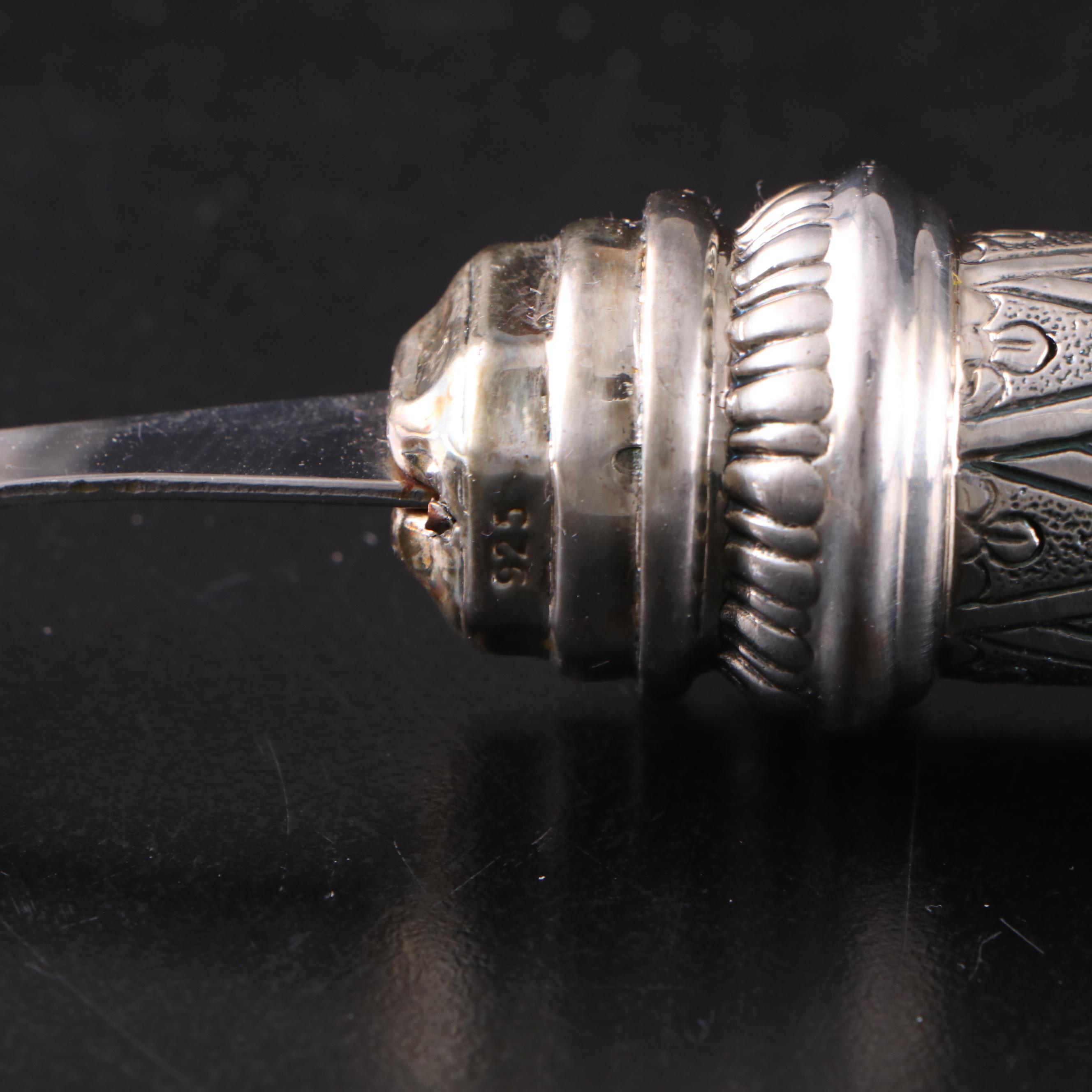 Grand Sterling Company Sterling Handled Salad Servers