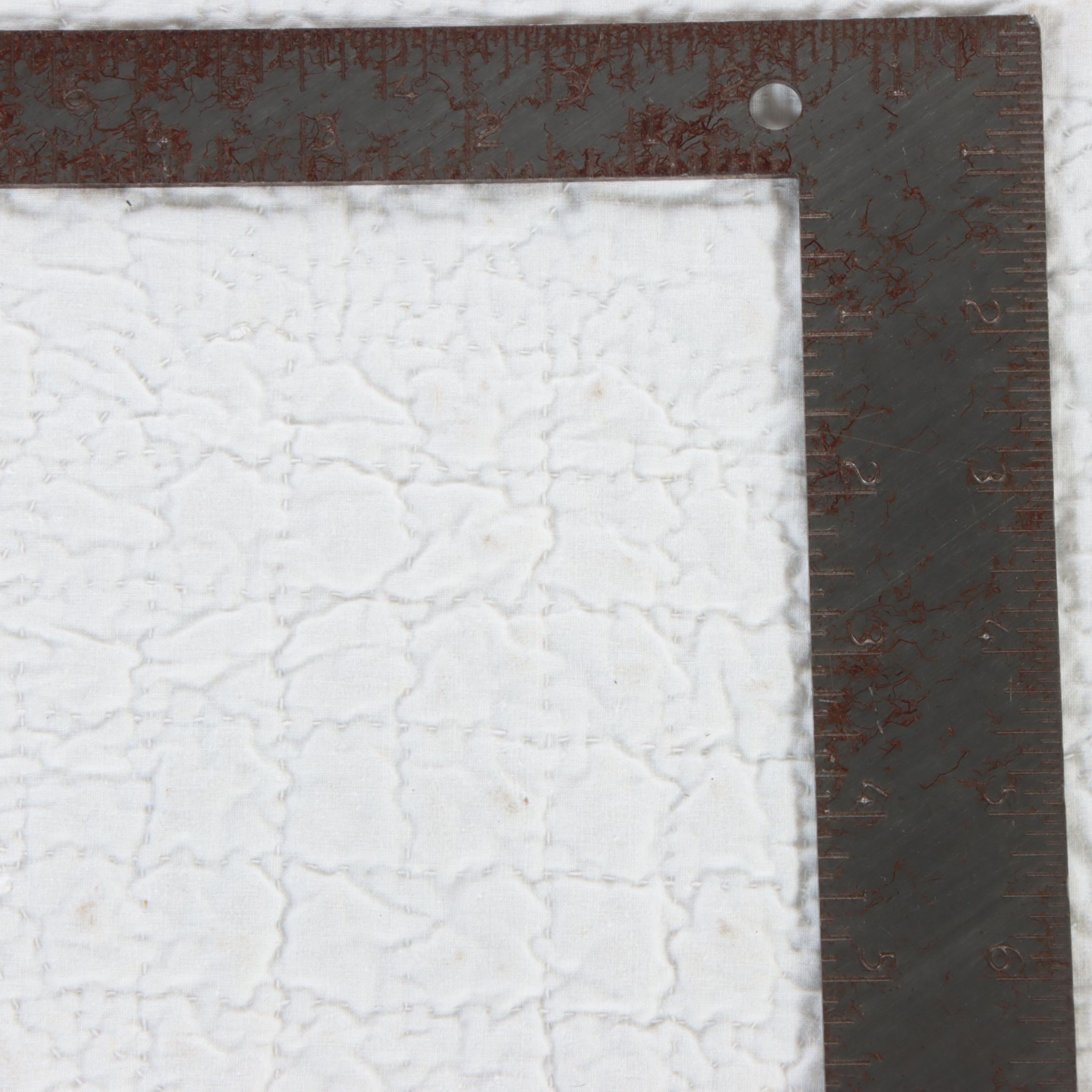 Handmade Magnolia Floral Appliqué Quilt