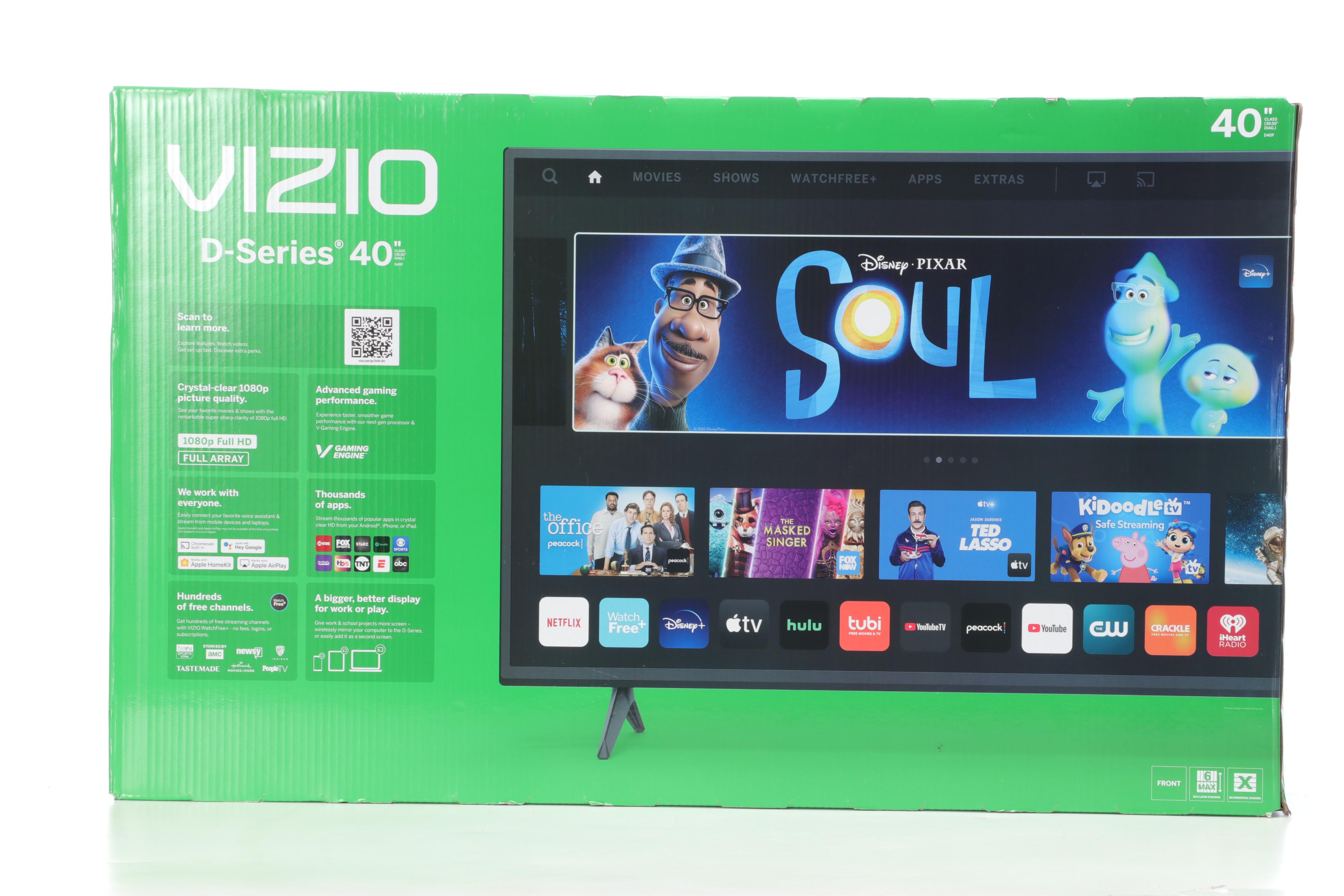 Vizio DSeries 40 TV with Hang Onn Full Motion TV Wall Mount EBTH