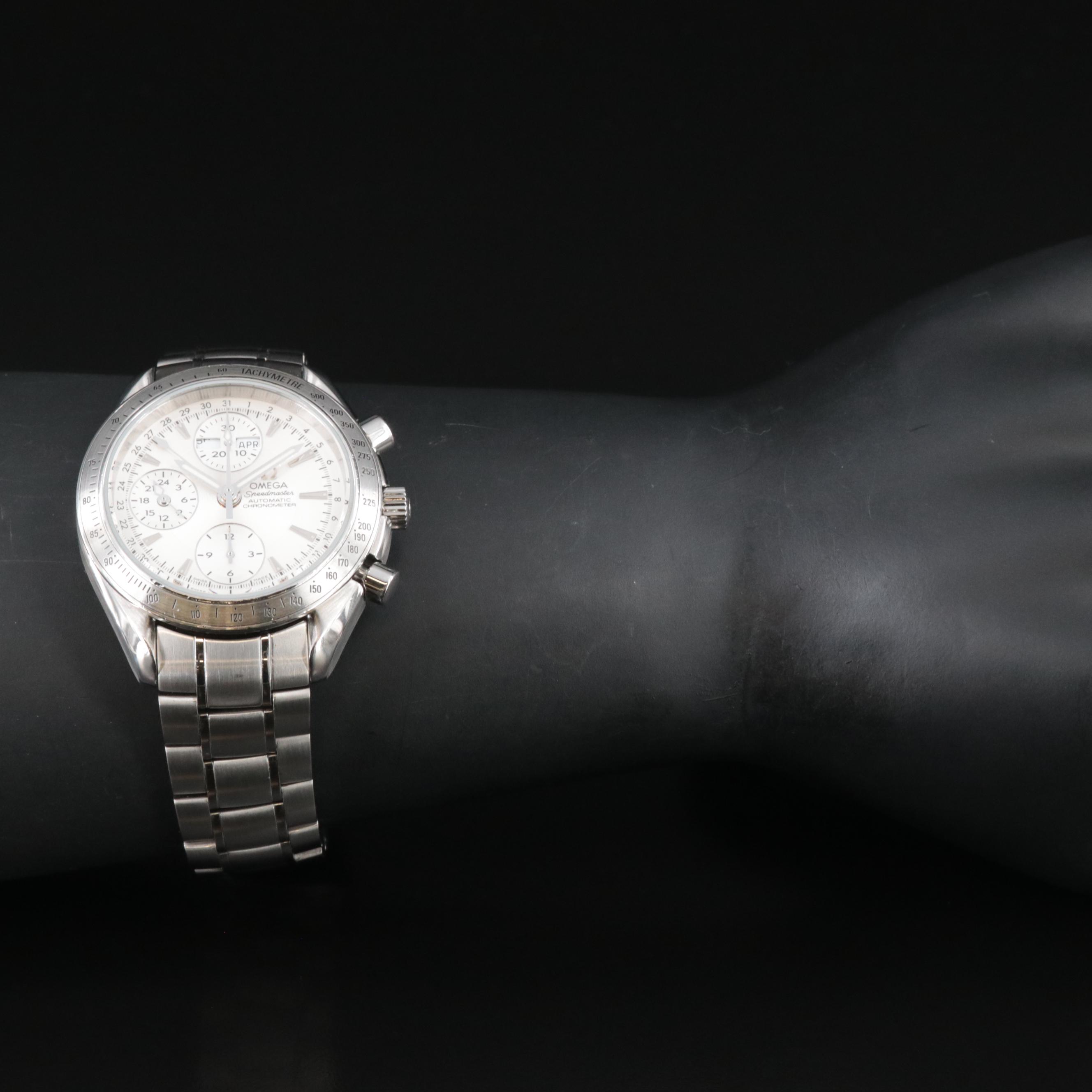 Omega Speedmaster Day/Date Silver 40MM Steel Automatic Watch