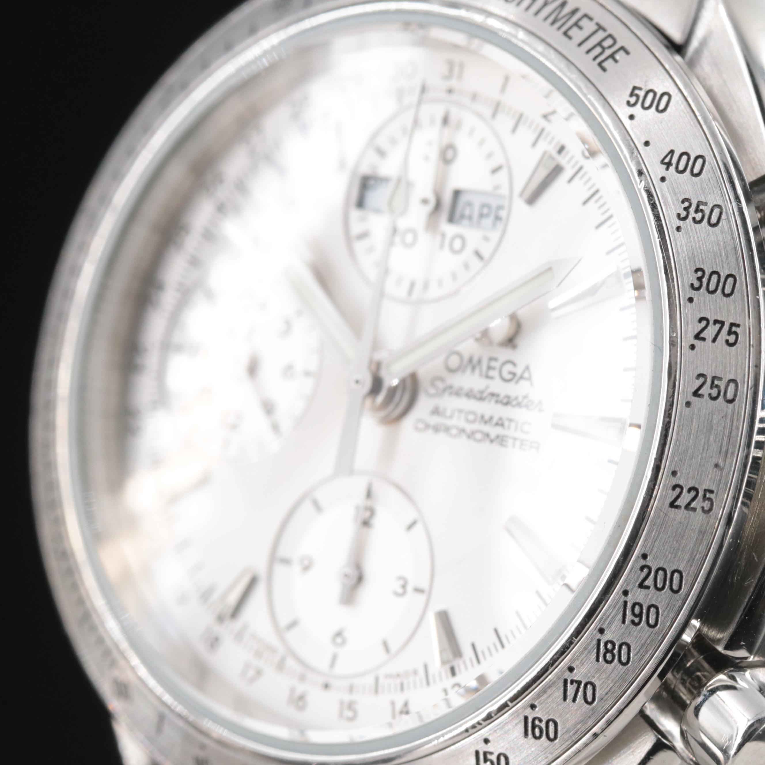 Omega Speedmaster Day/Date Silver 40MM Steel Automatic Watch