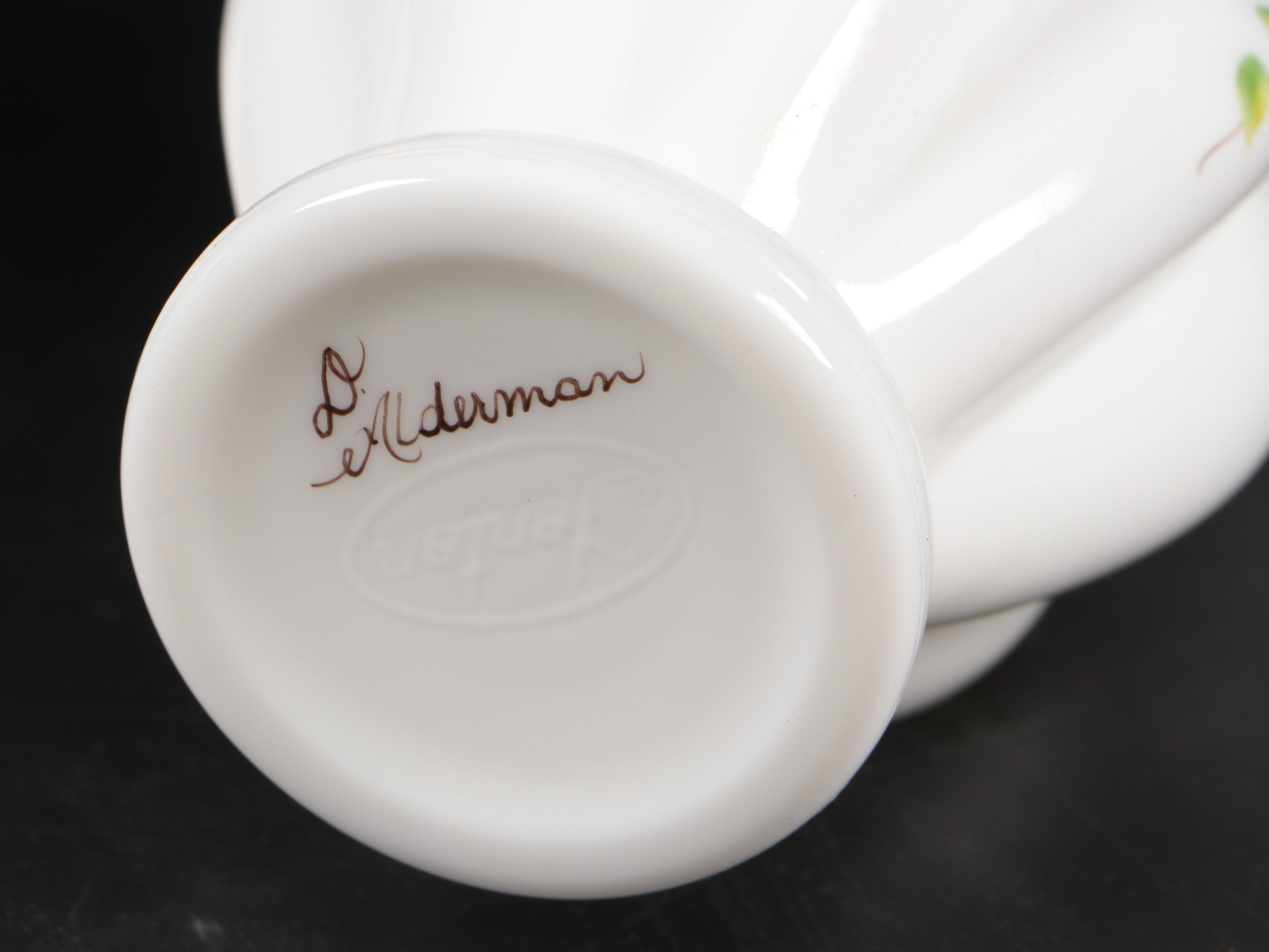 Fenton Hand-Painted Silver Crest Art Glass Bowls, Clock, and More