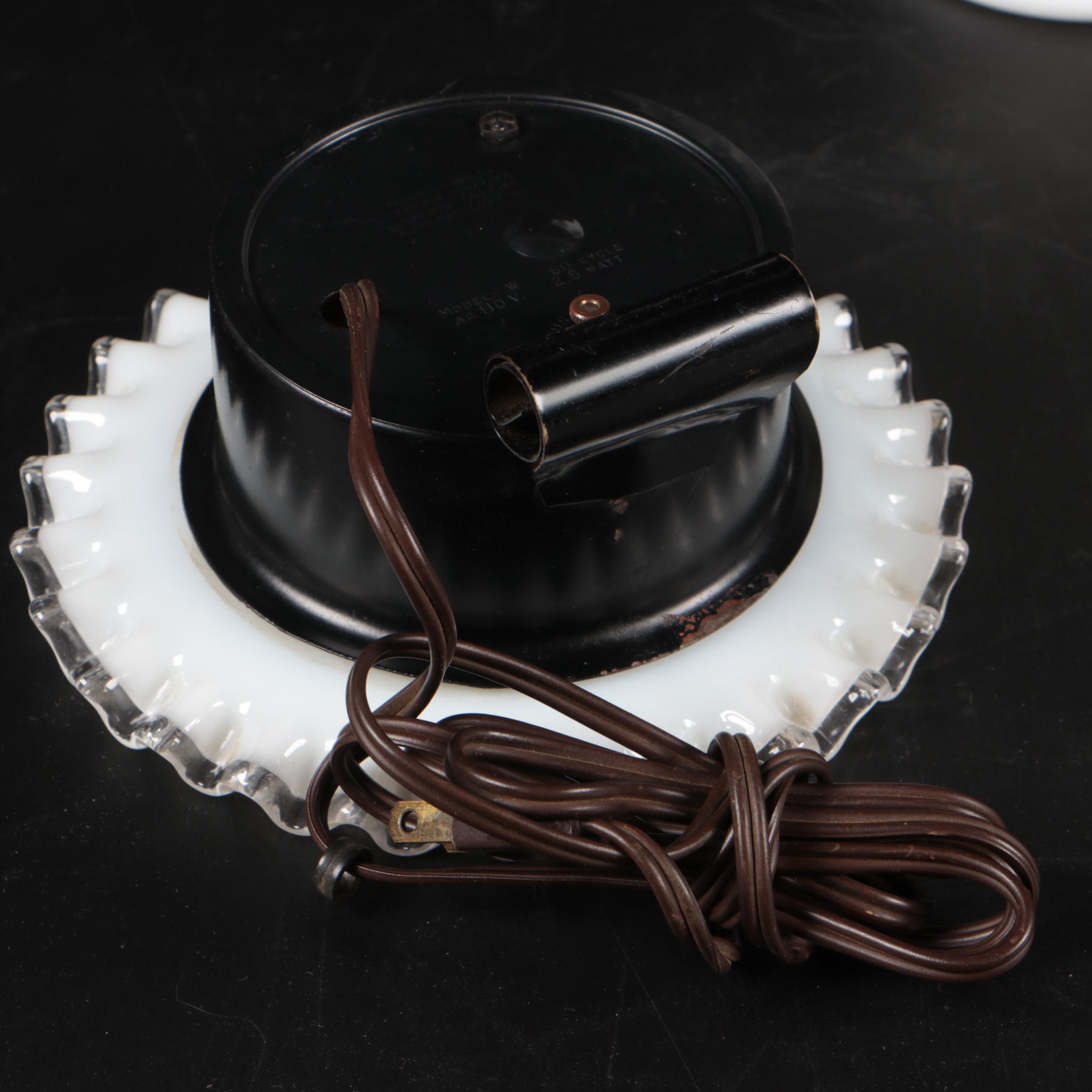 Fenton Hand-Painted Silver Crest Art Glass Bowls, Clock, and More