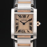 Cartier Tank Francaise Stainless Steel and 18K Wristwatch