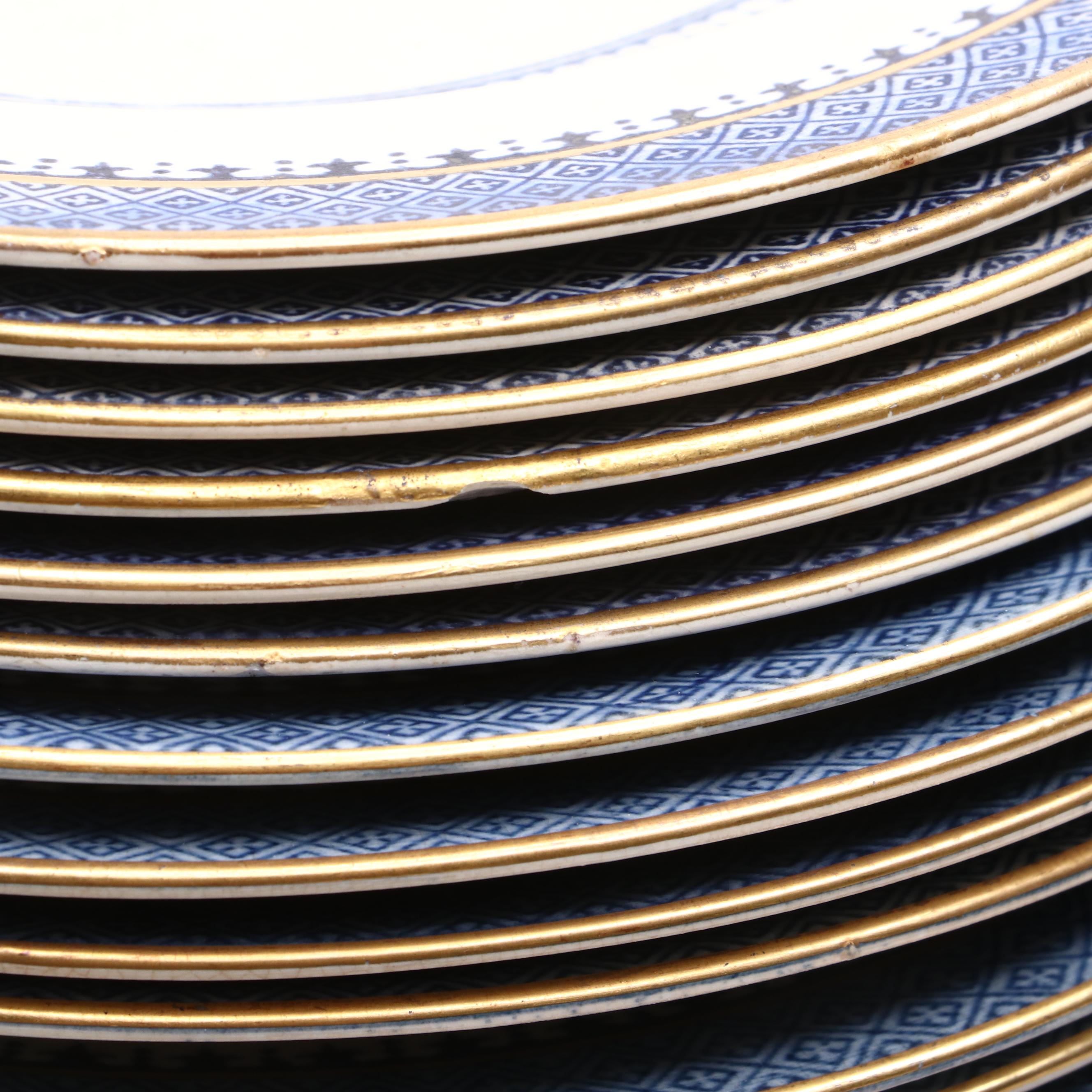 Tiffany & Co. Retailed Booths "Lowesoft Border" Dinnerware, Early to Mid 20th C.