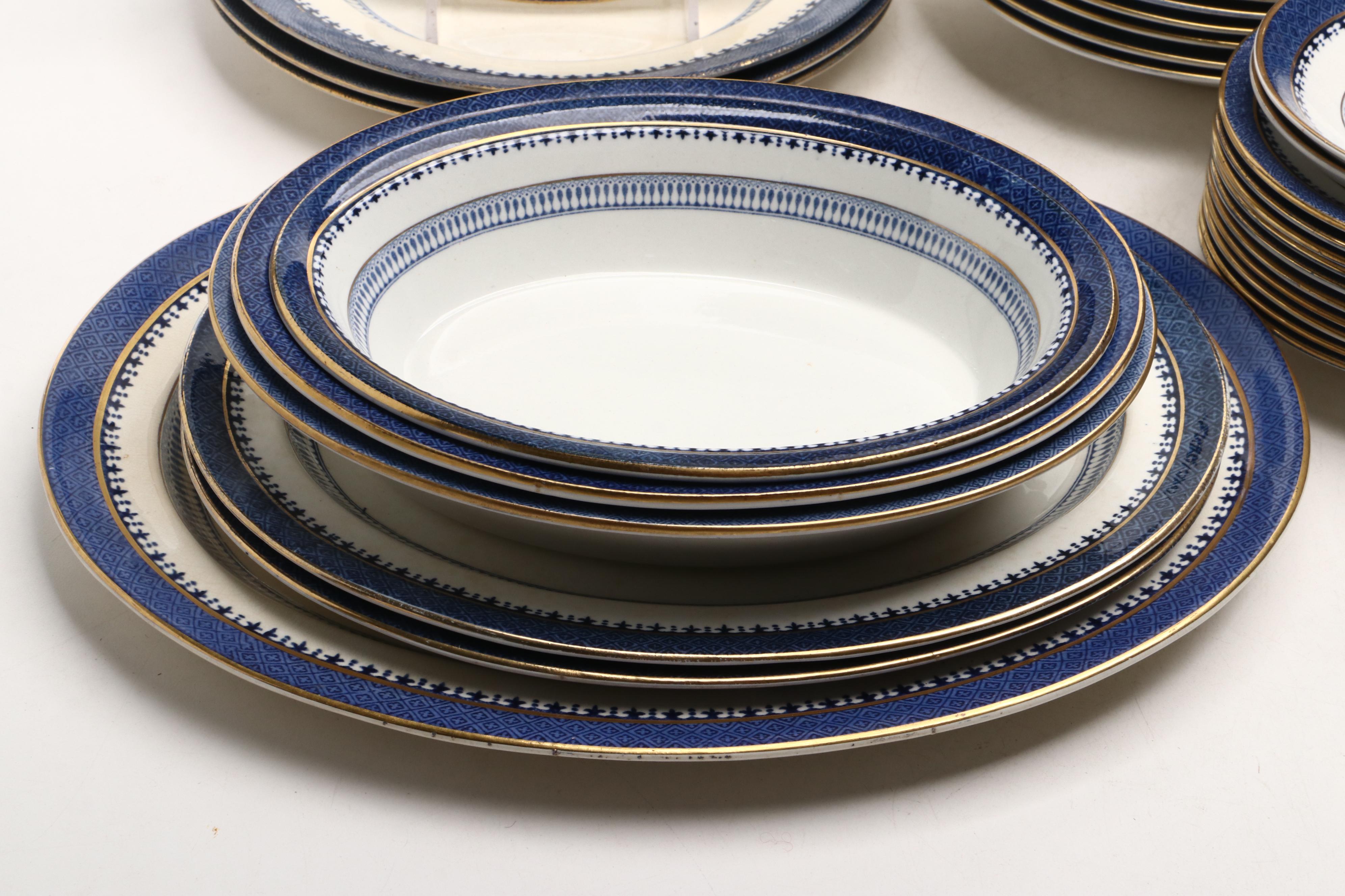 Tiffany & Co. Retailed Booths "Lowesoft Border" Dinnerware, Early to Mid 20th C.