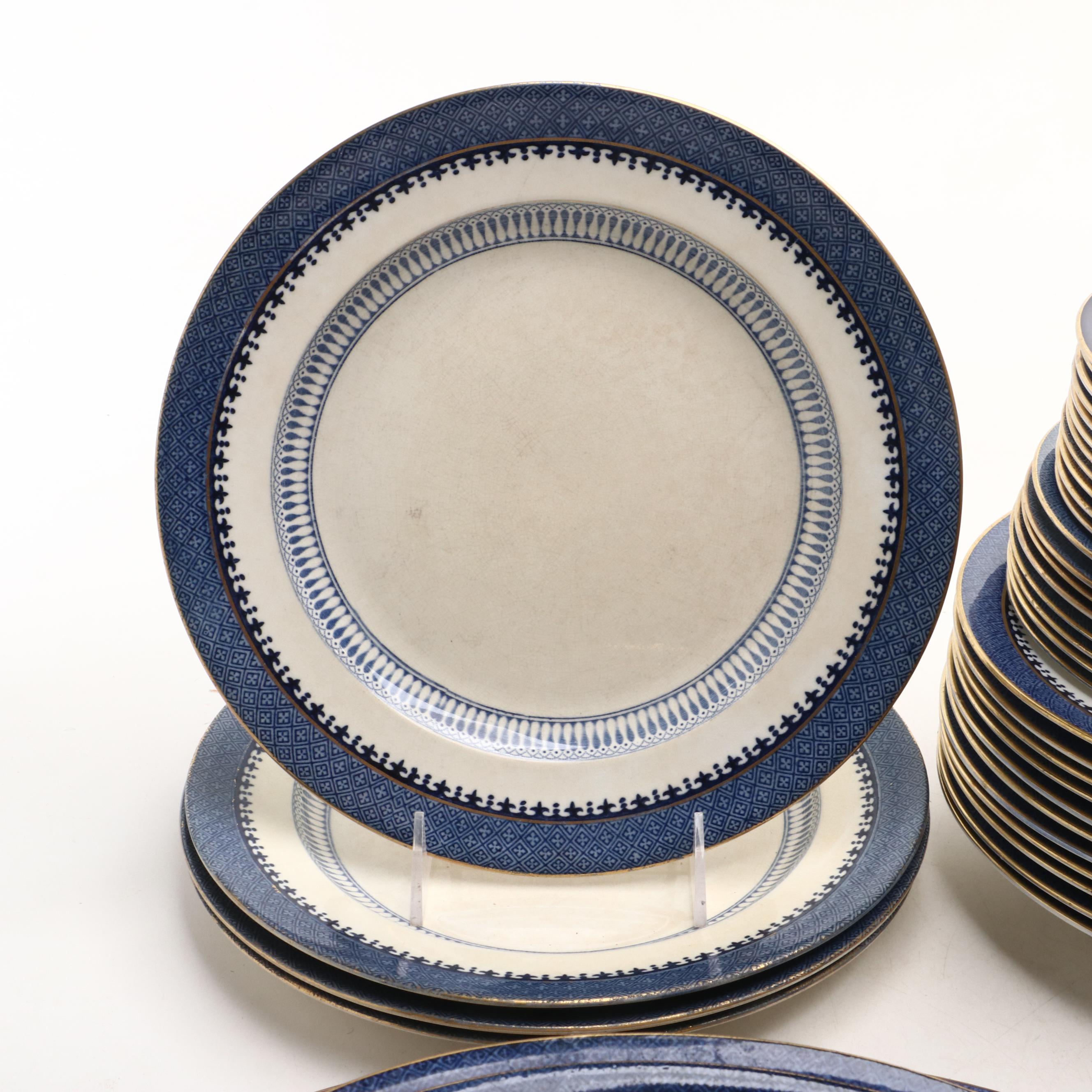 Tiffany & Co. Retailed Booths "Lowesoft Border" Dinnerware, Early to Mid 20th C.