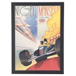Formula 1 Giclée Poster "Nigel Mansell: 1992 World Champion"