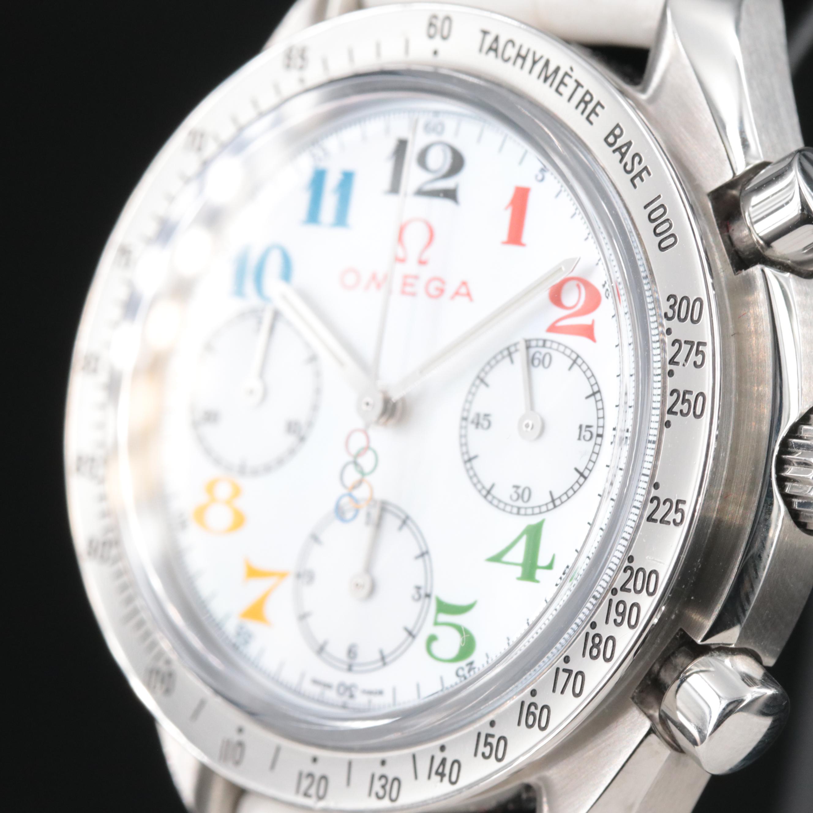 Omega Speedmaster Chrono Olympic Mother-of-Pearl 38mm Automatic Watch