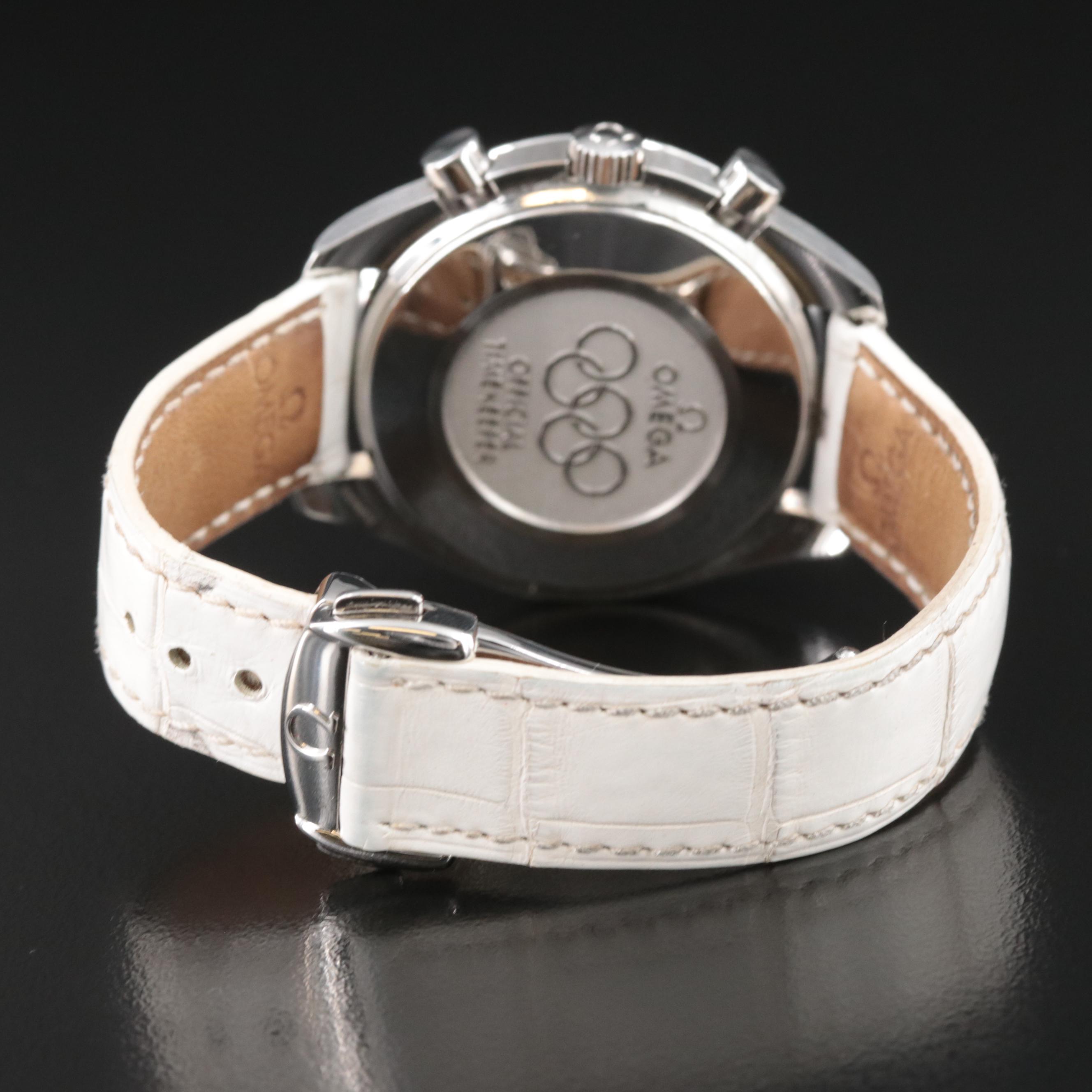 Omega Speedmaster Chrono Olympic Mother-of-Pearl 38mm Automatic Watch