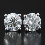 14K 2.41 CTW Lab Grown Diamond Stud Earrings