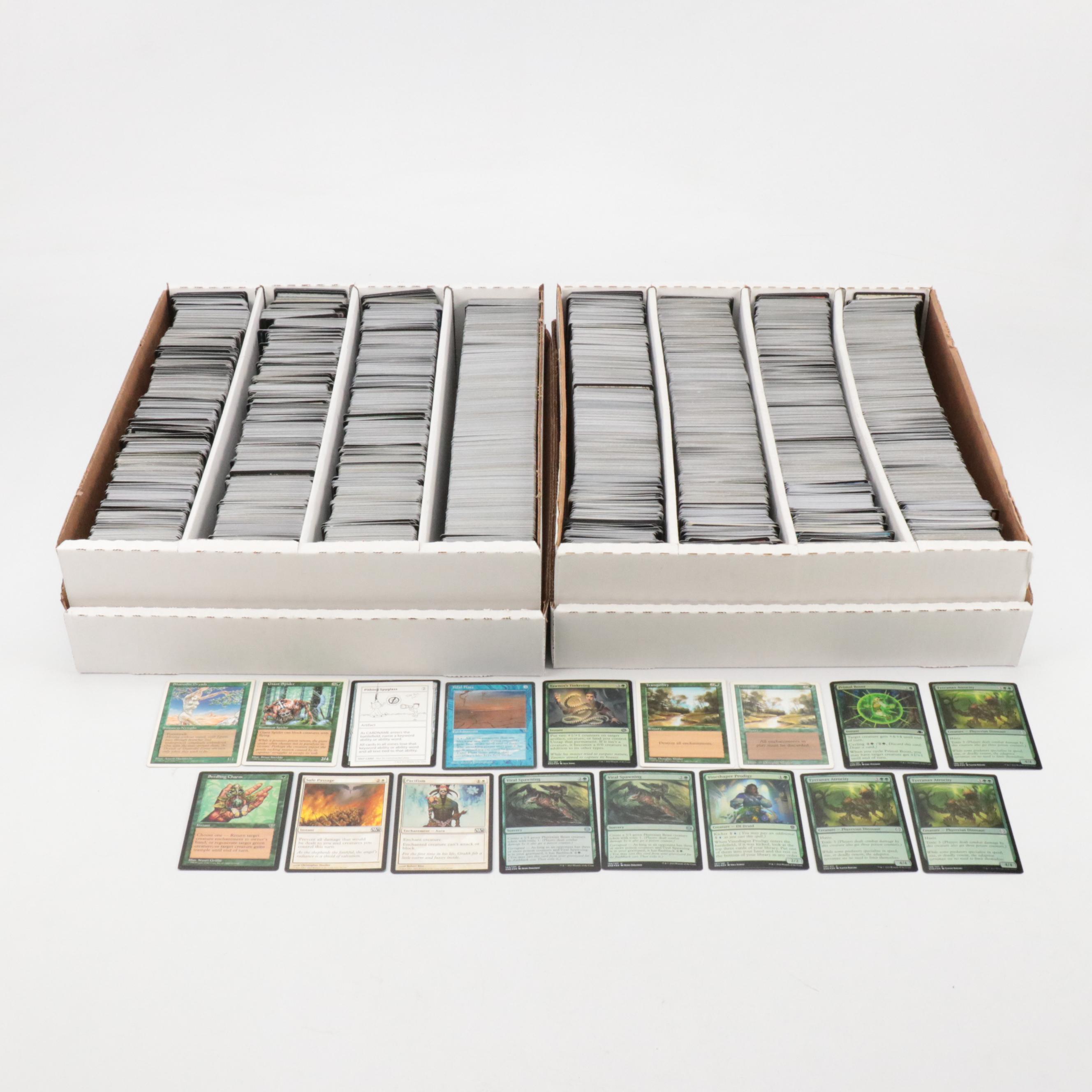 Magic: The Gathering Trading Cards with Storage Boxes, 1990s–2020s
