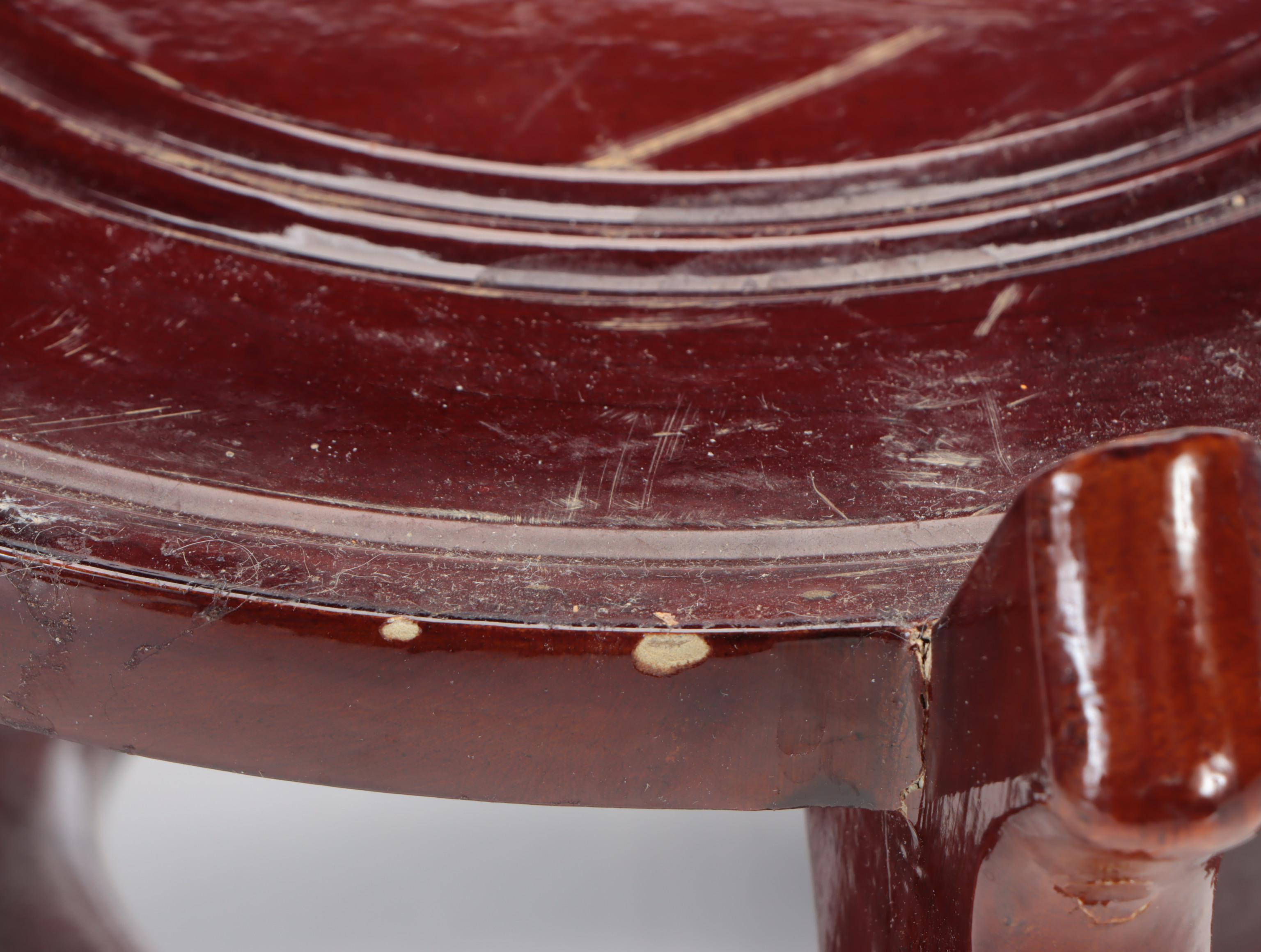 Chinese Blue and White Porcelain Planters and Wooden Stand