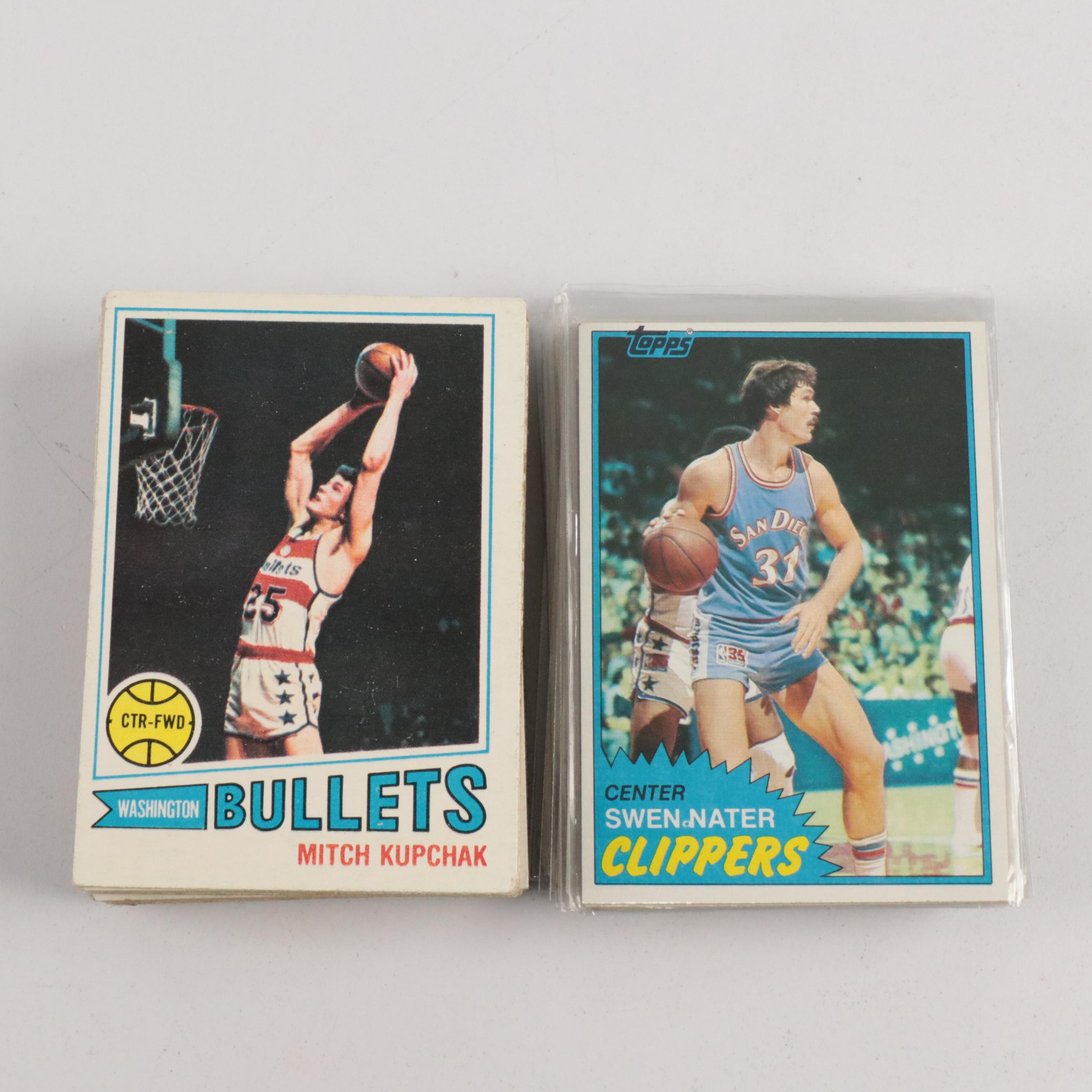 Topps Basketball Cards Featuring Magic Johnson, Bob McAdoo, More, 1970s–1980s