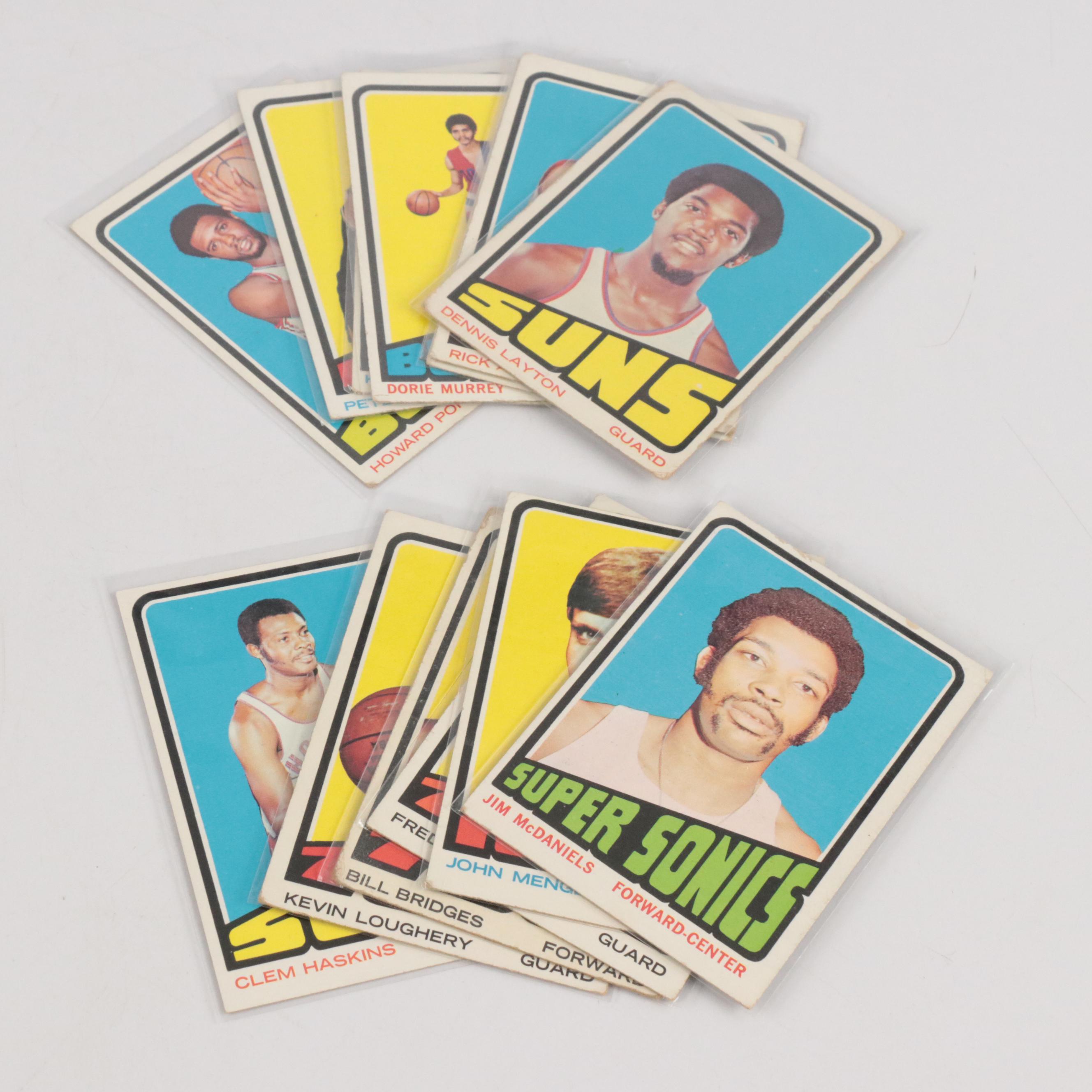 Topps Basketball Cards Featuring Magic Johnson, Bob McAdoo, More, 1970s–1980s