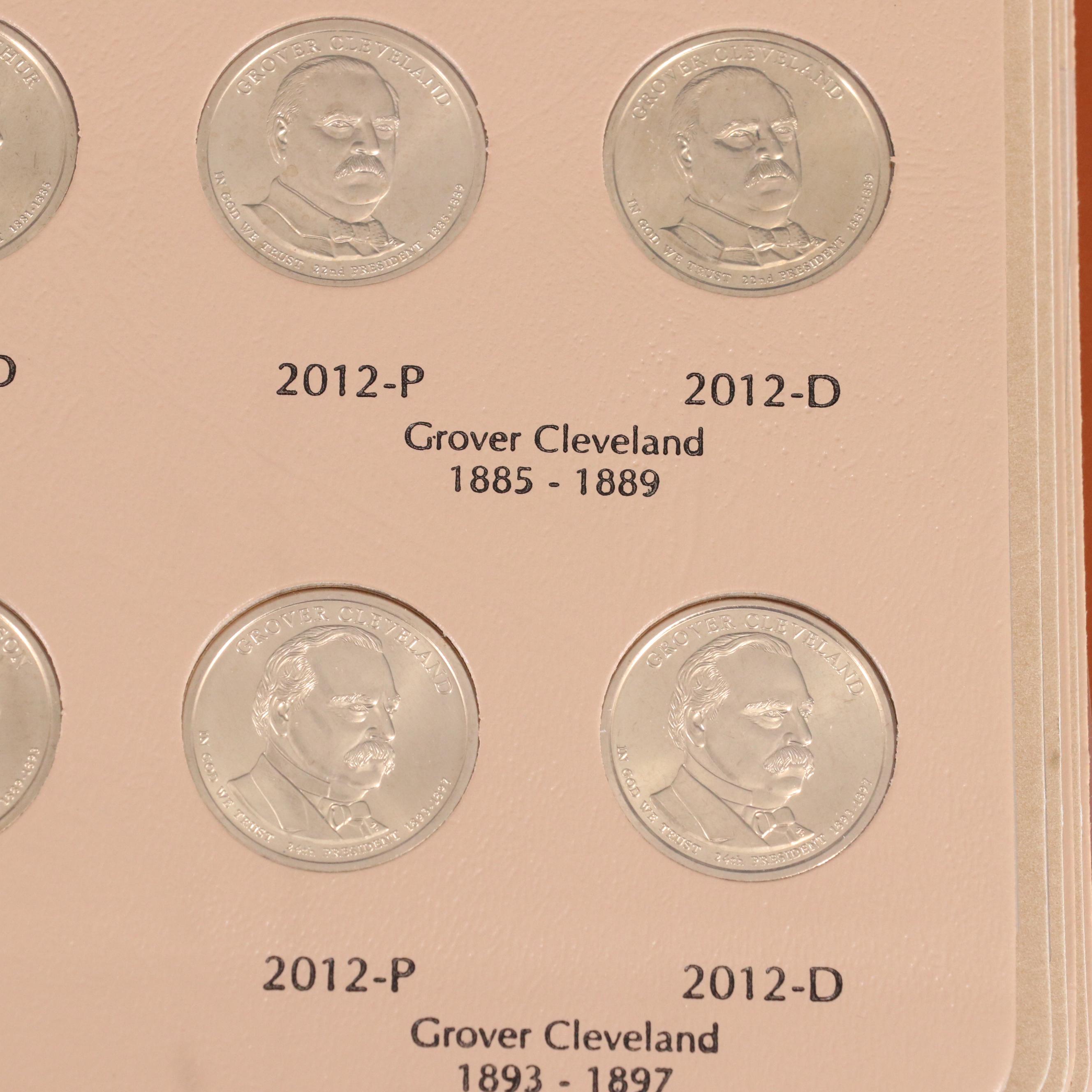 Collection of Seventy-Eight United States Presidential Dollars