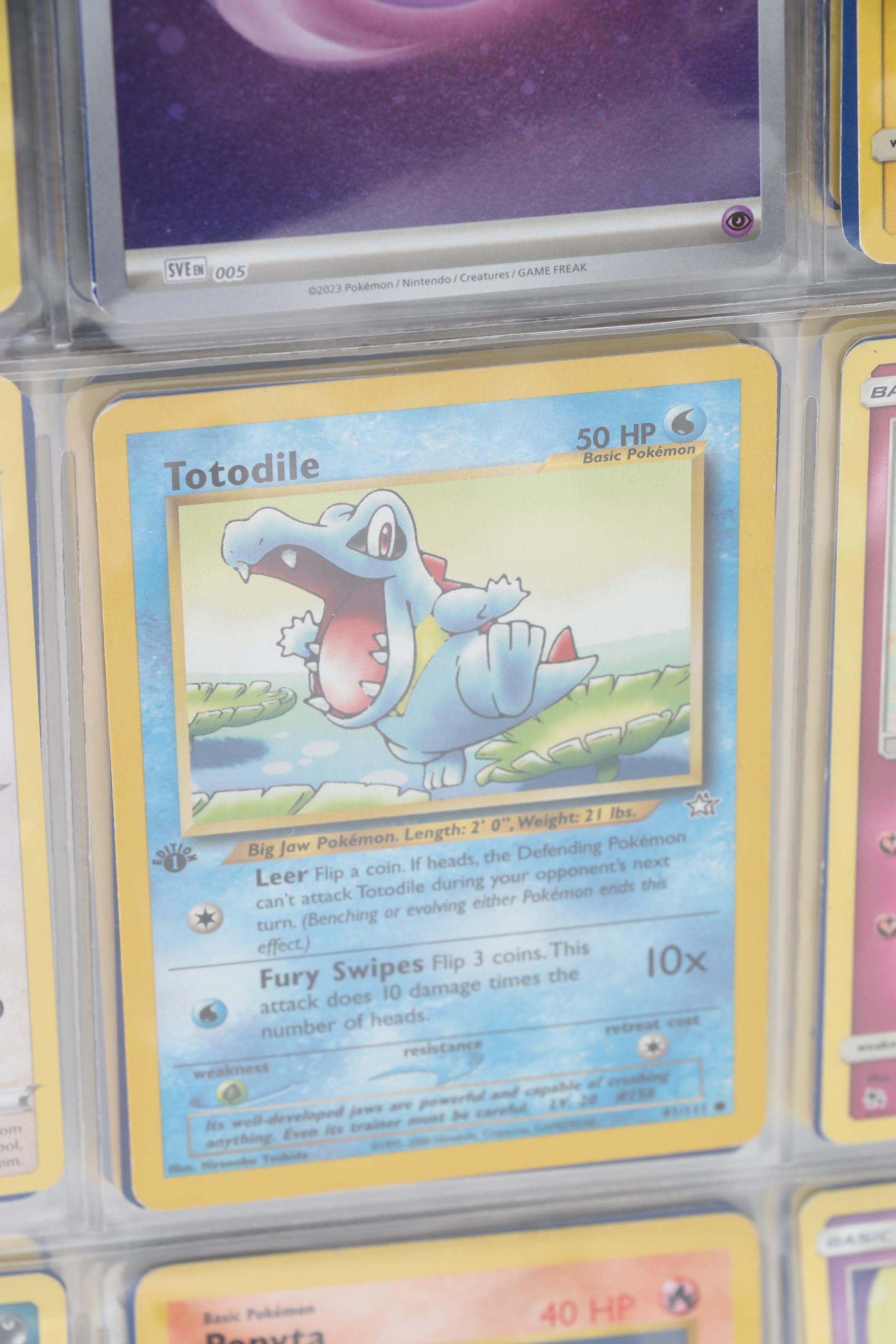 Pokémon Cards, First Editions and Holo, 1999-2023