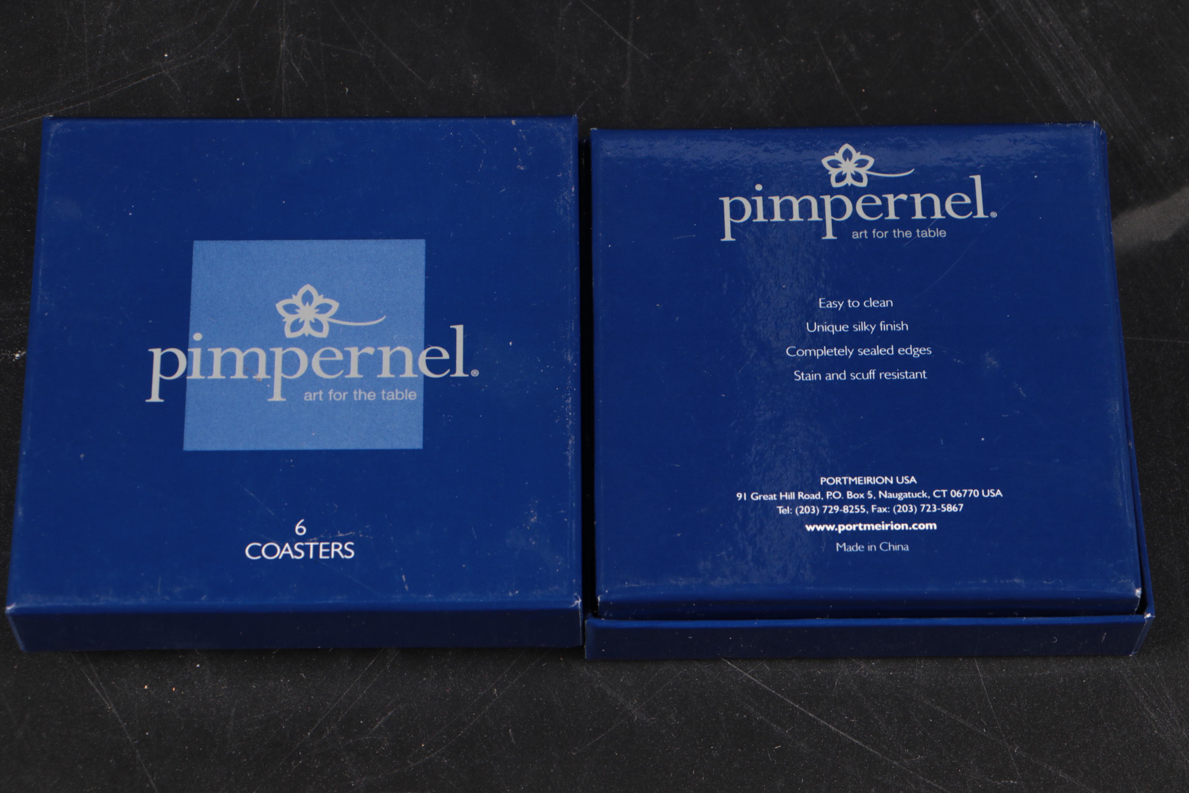 Pimpernel "Portmeirion" Placemats and Coasters EBTH