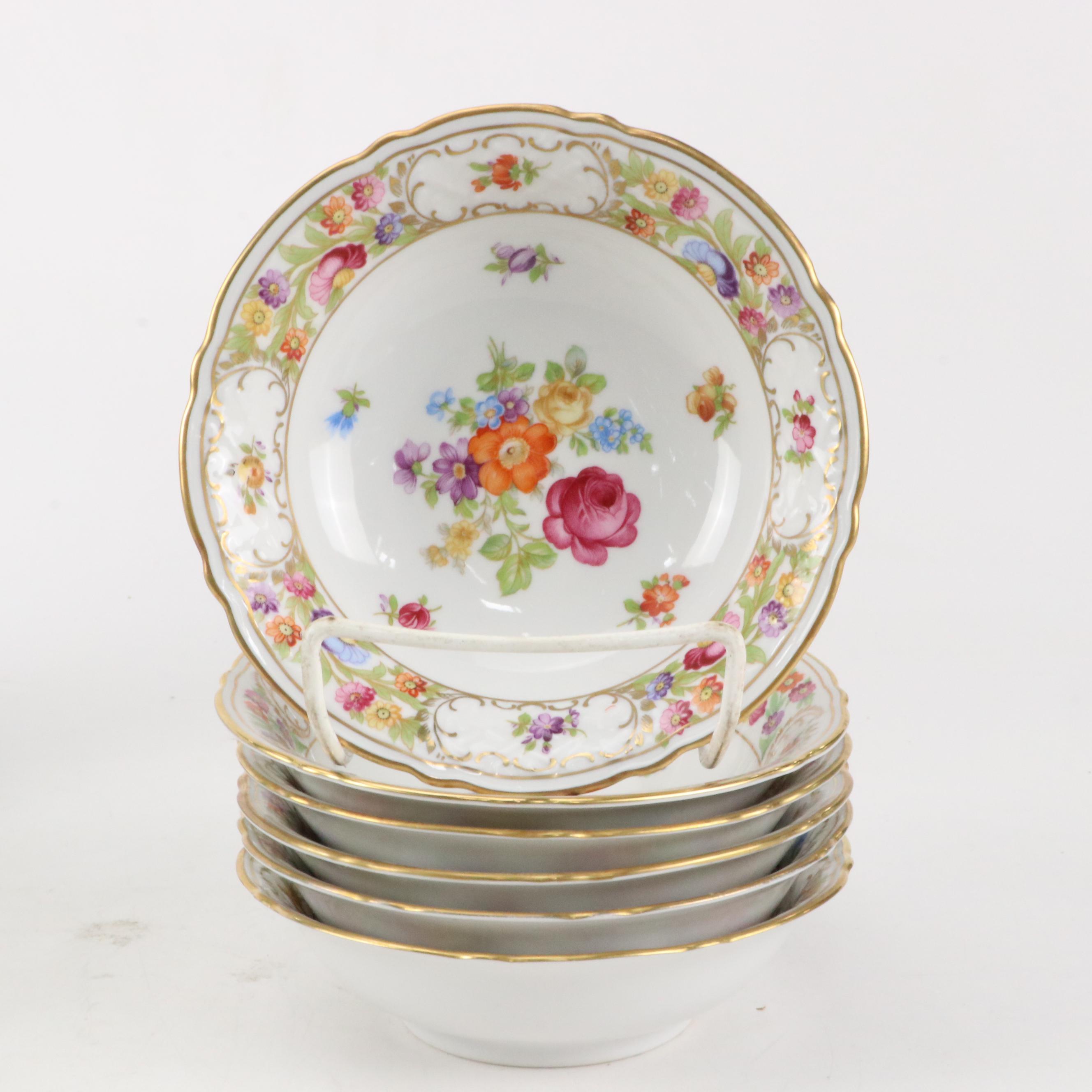 Schumann "Empress Dresden Flowers" Porcelain Dinnerware, 1945–1981
