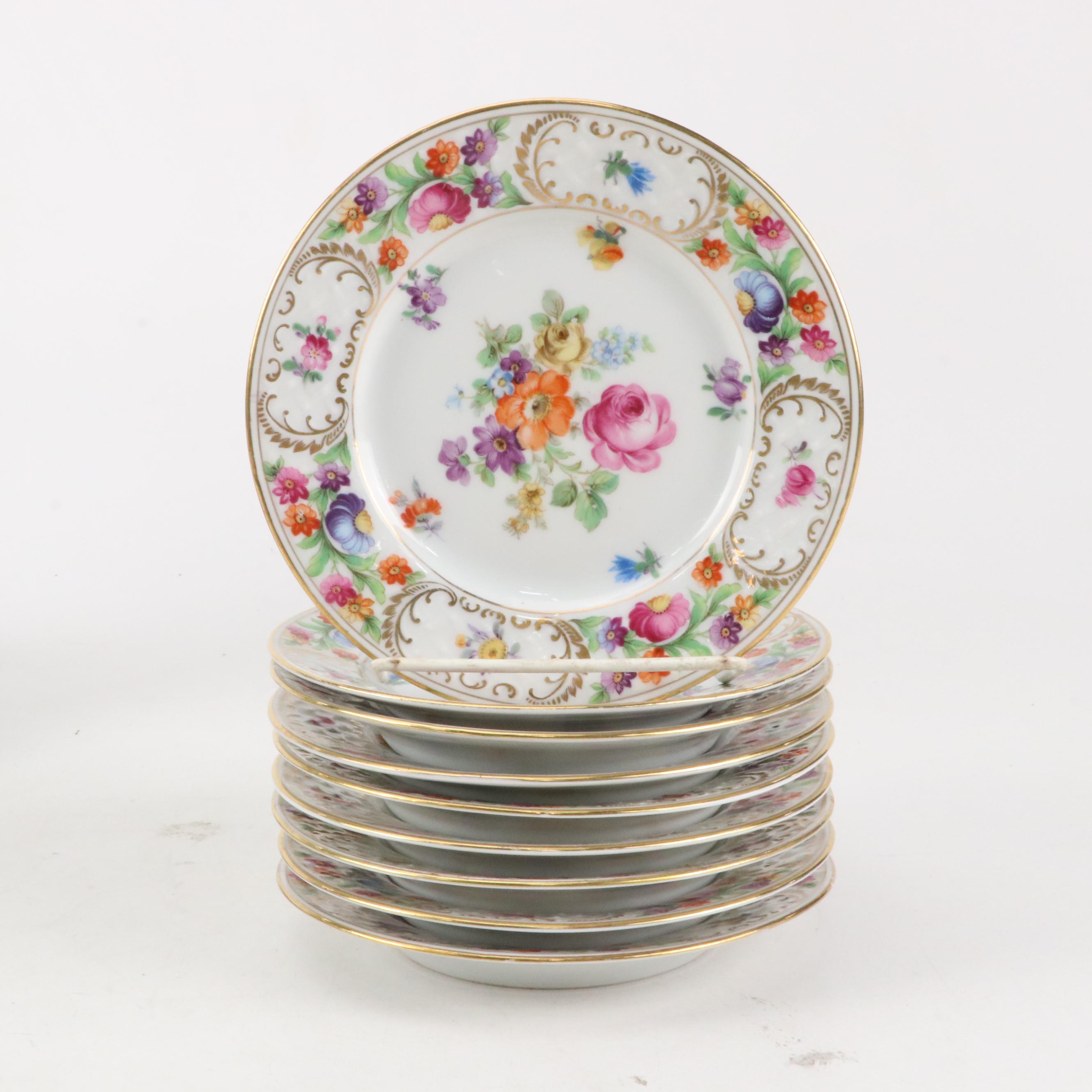 Schumann "Empress Dresden Flowers" Porcelain Dinnerware, 1945–1981