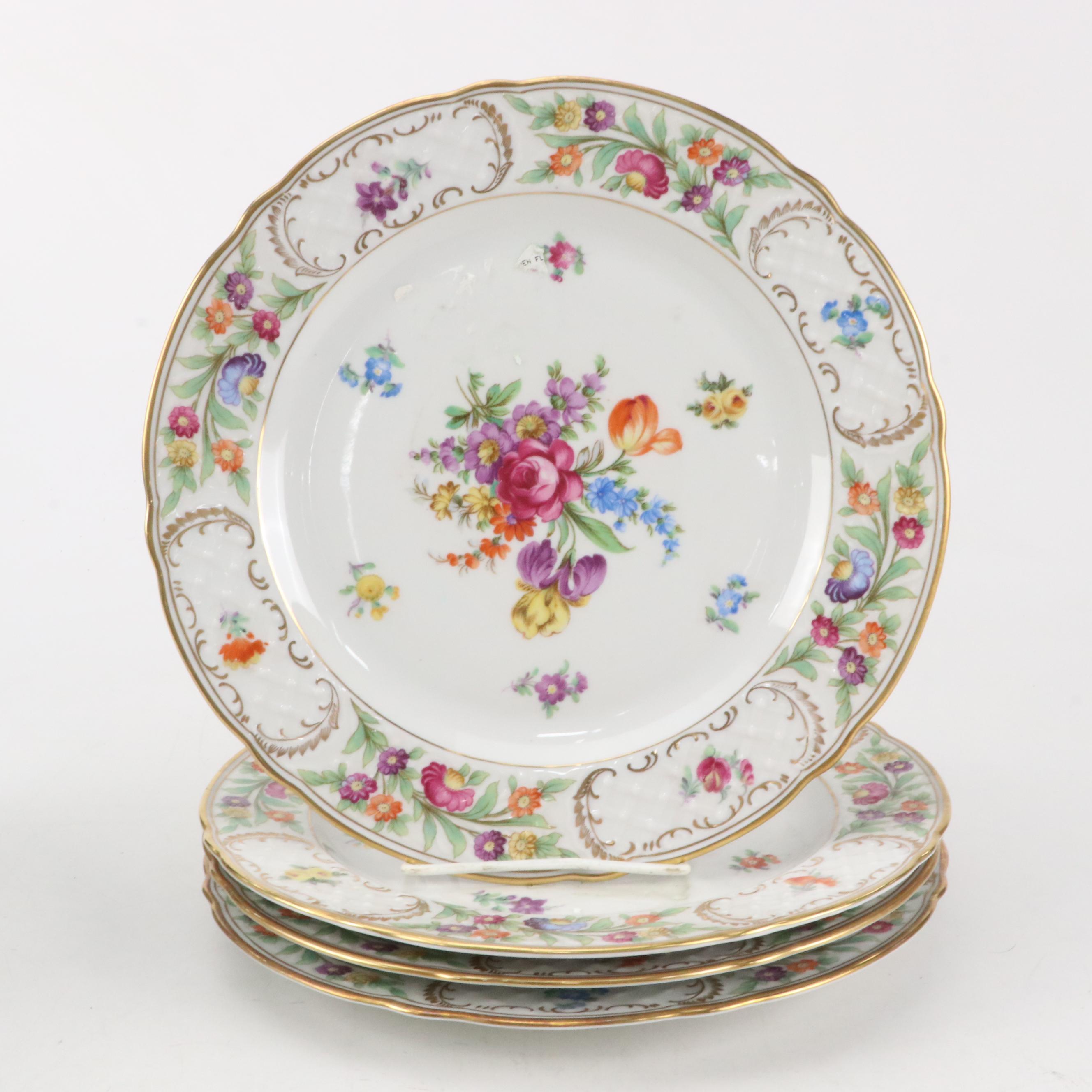 Schumann "Empress Dresden Flowers" Porcelain Dinnerware, 1945–1981