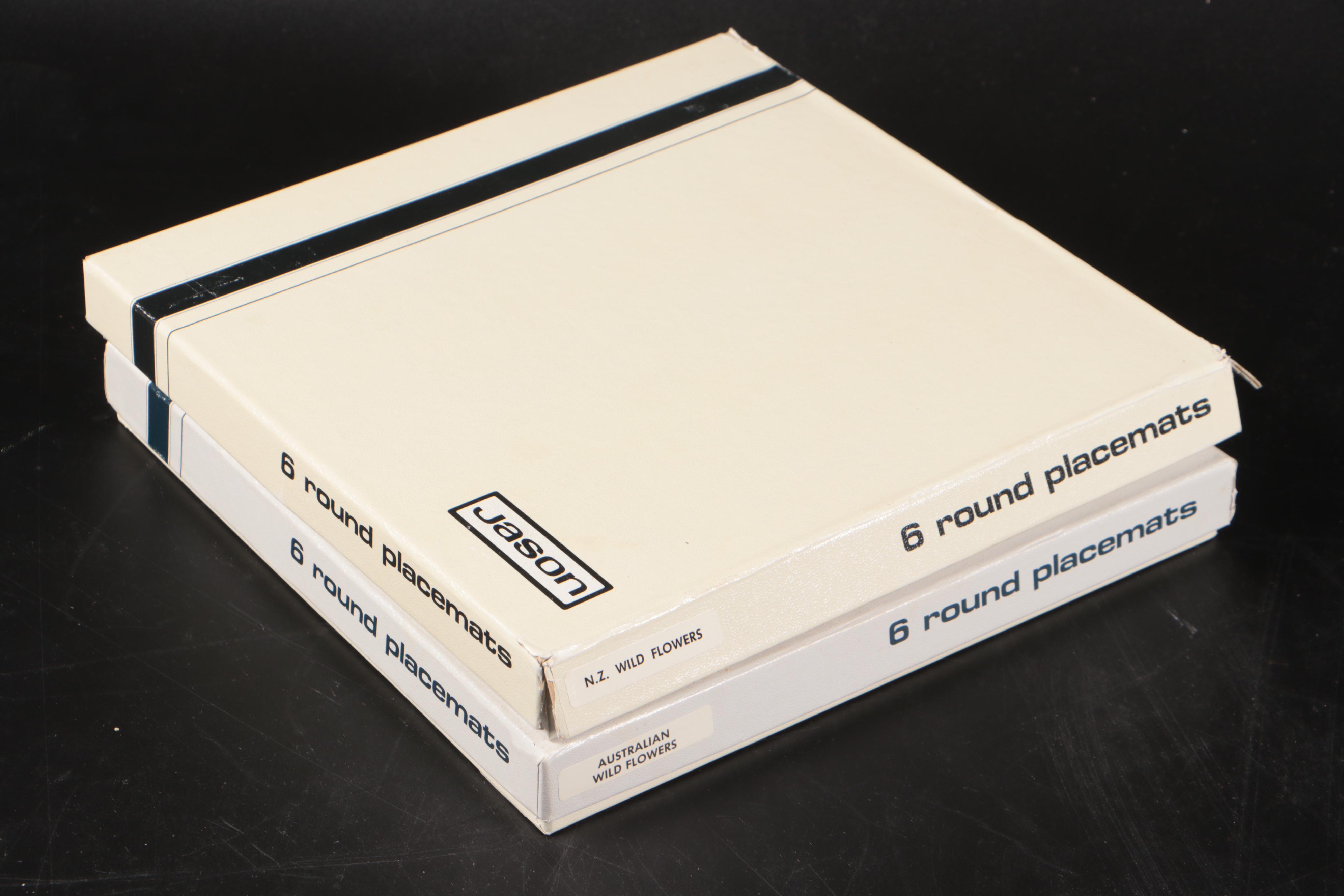 Jason Round Placemats with Matching Coasters EBTH