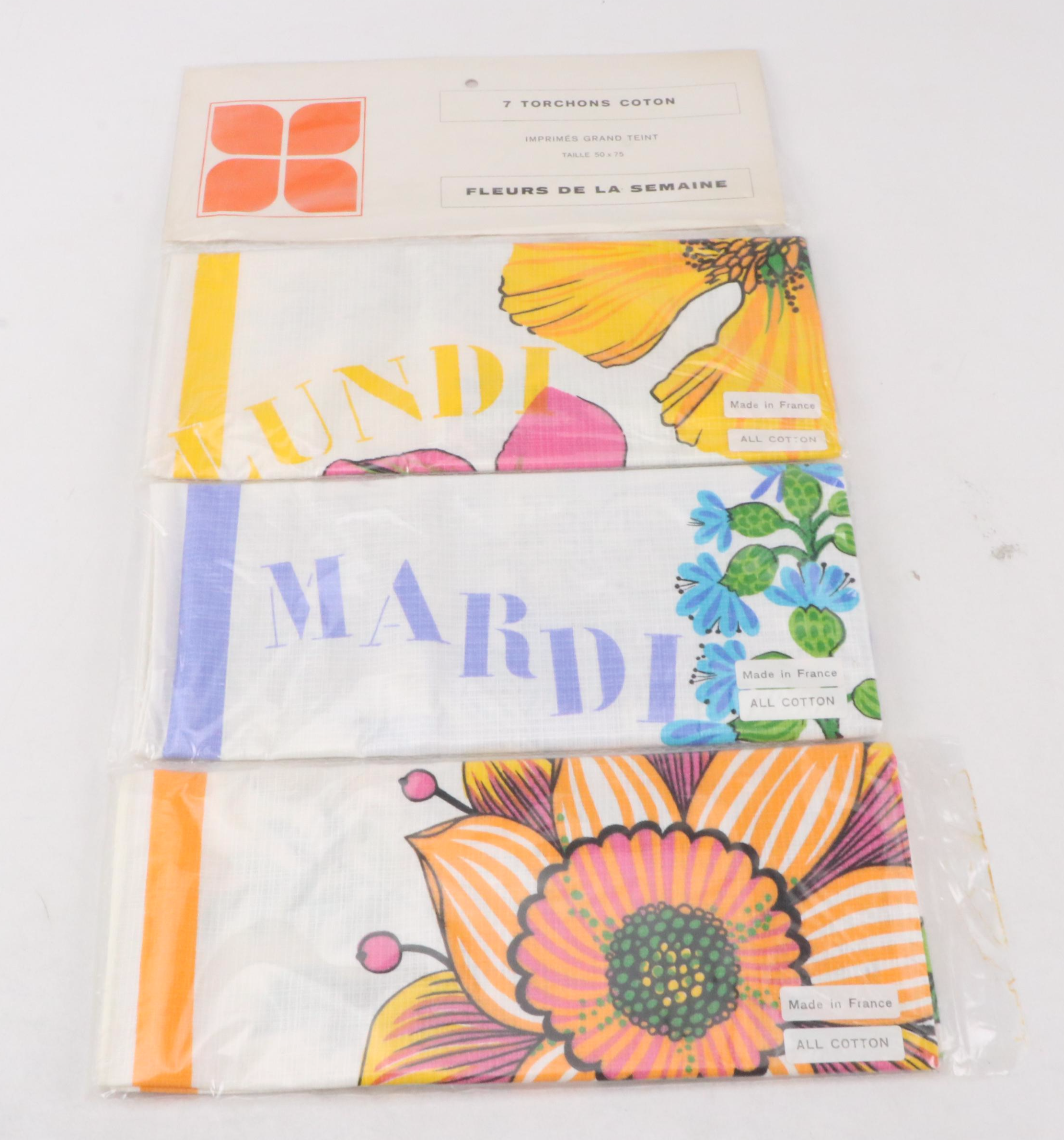 Italian Ceramic Bowl with Linen Dish Towels and Placemats