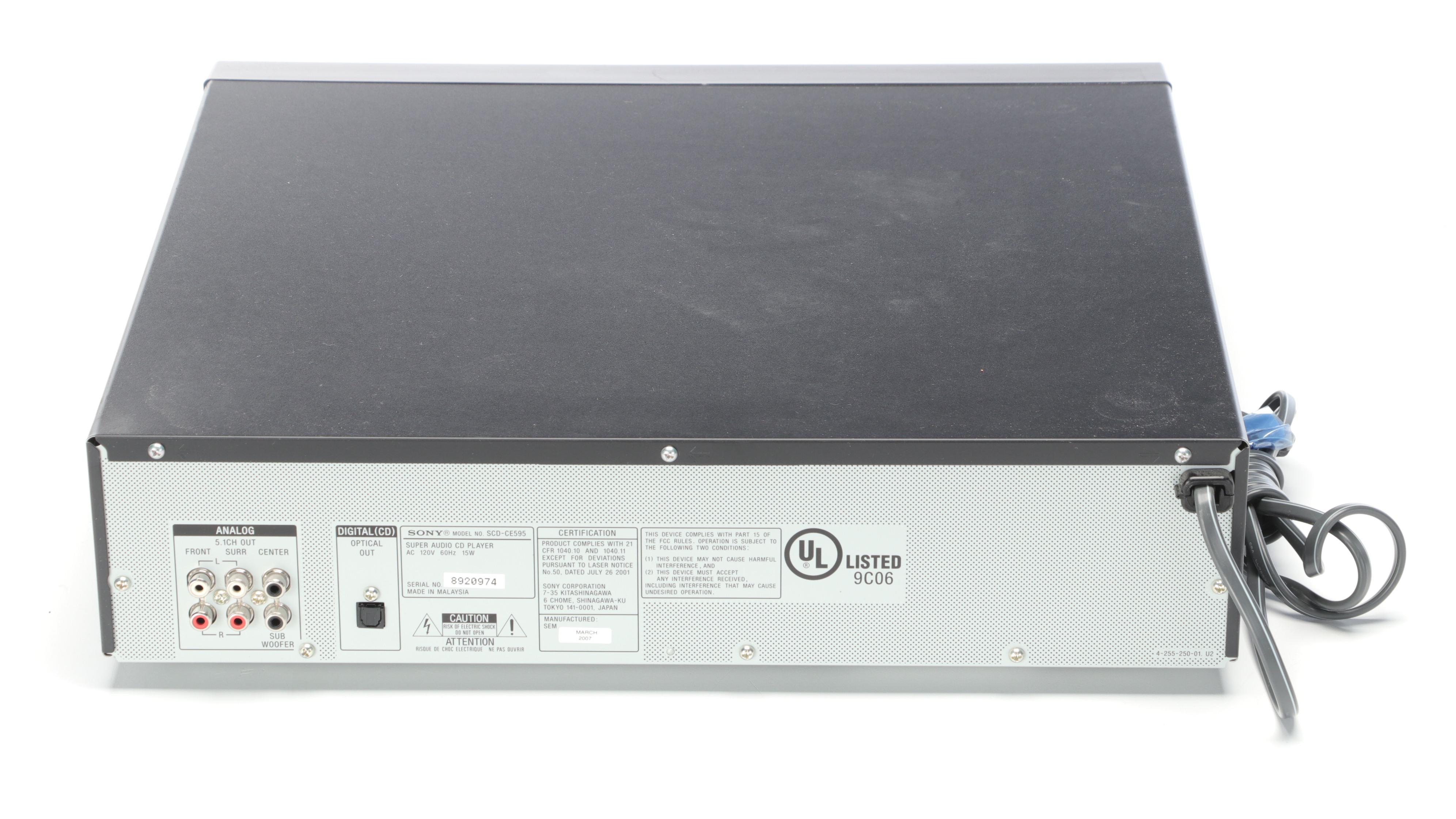 Sony 5-Disc CD Player with Turntable and Remote