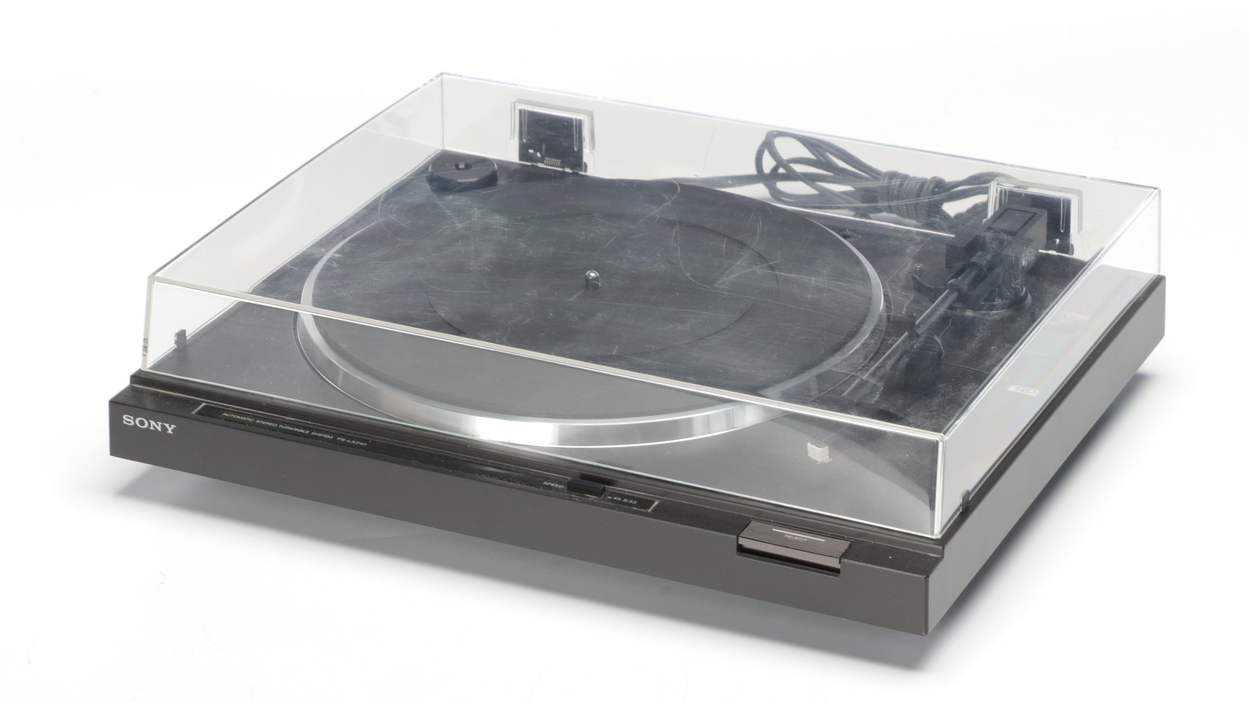 Sony 5-Disc CD Player with Turntable and Remote
