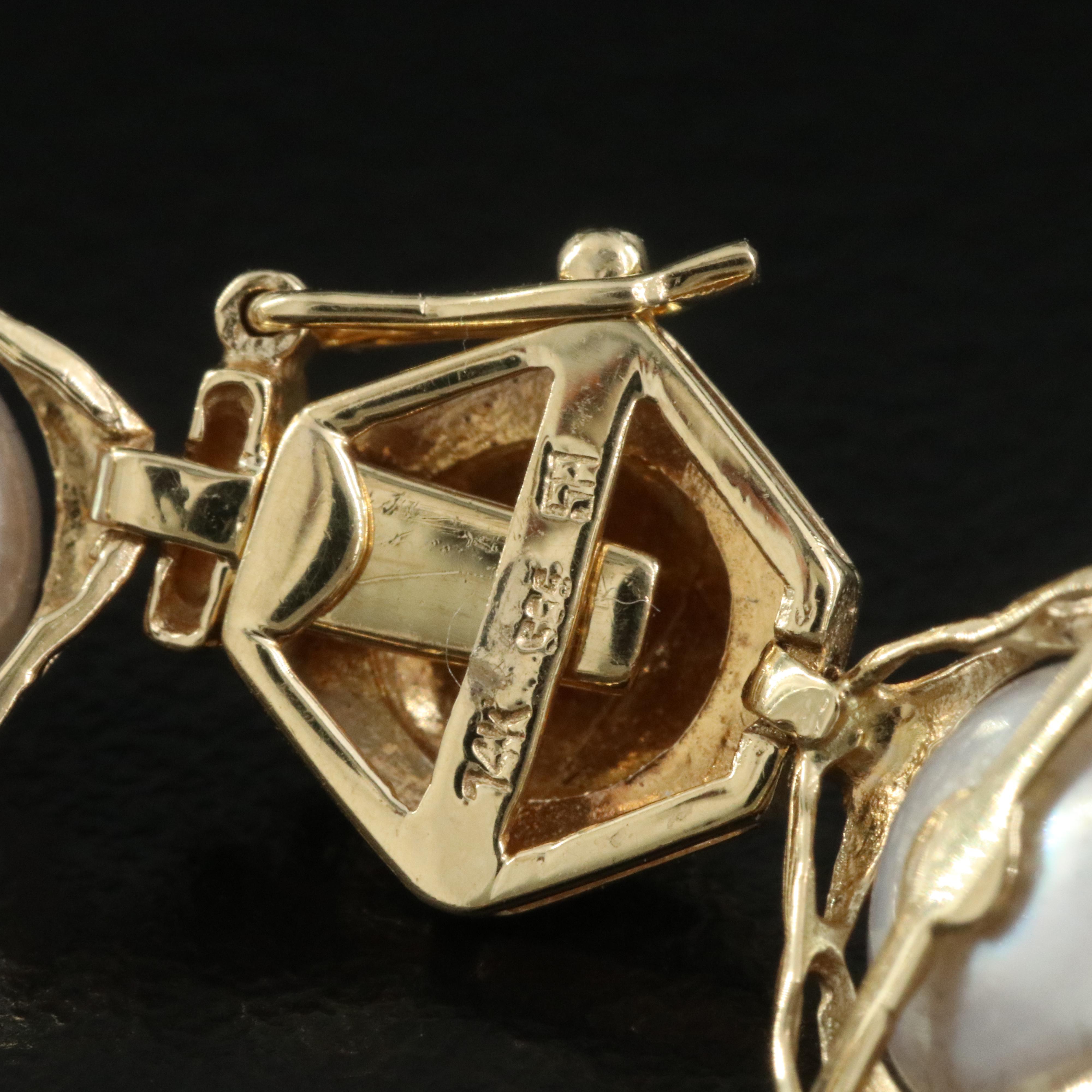 14K Pearl Bracelet