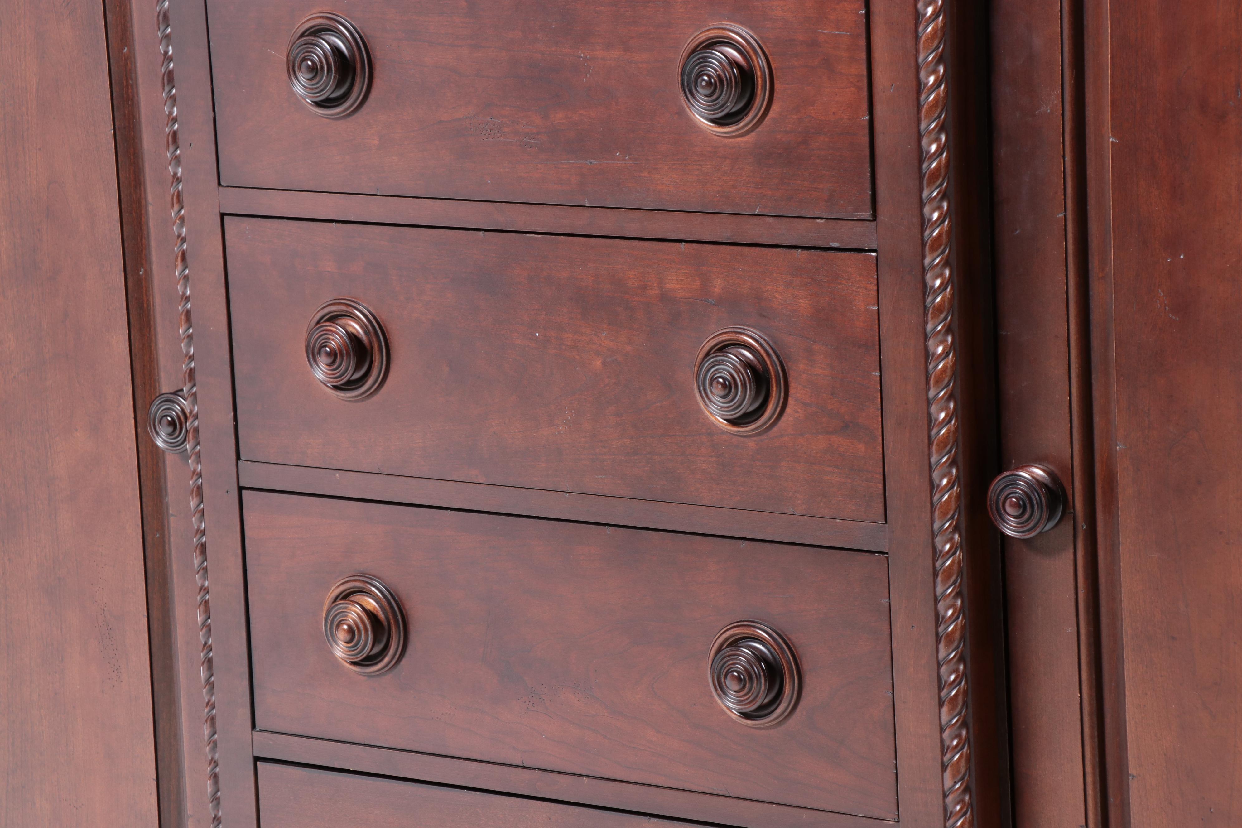 Bernhardt Furniture Walnut Finish Wardrobe