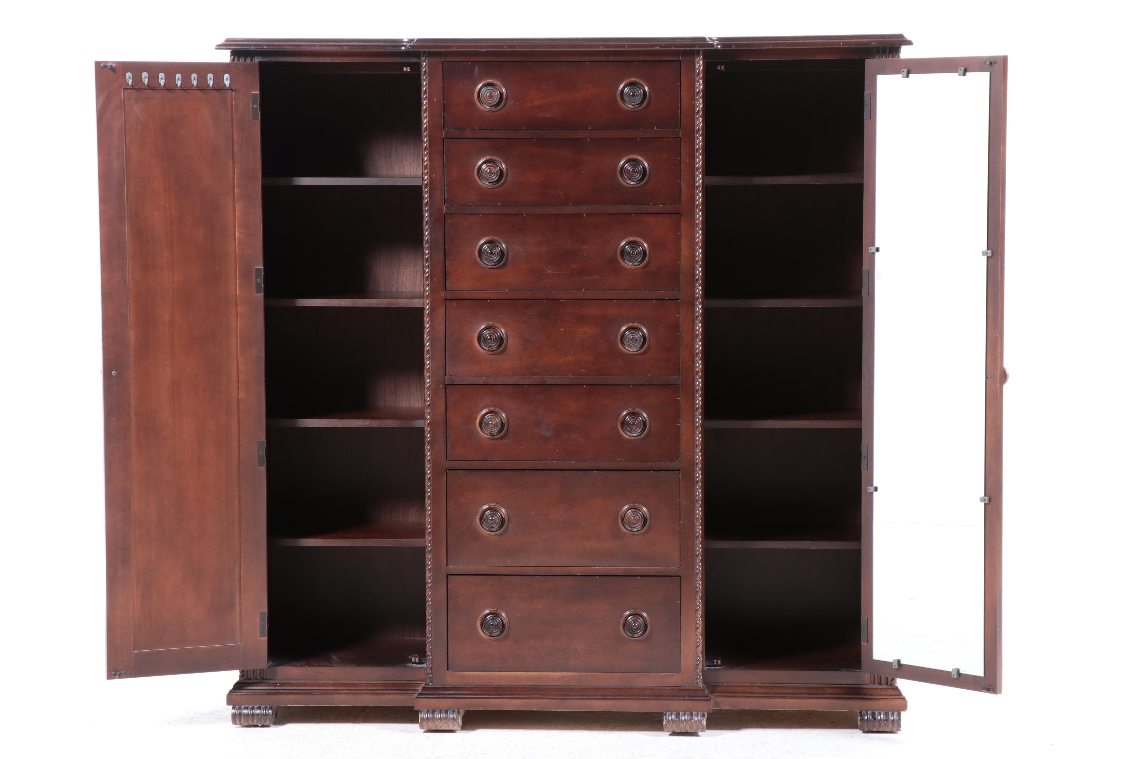 Bernhardt Furniture Walnut Finish Wardrobe