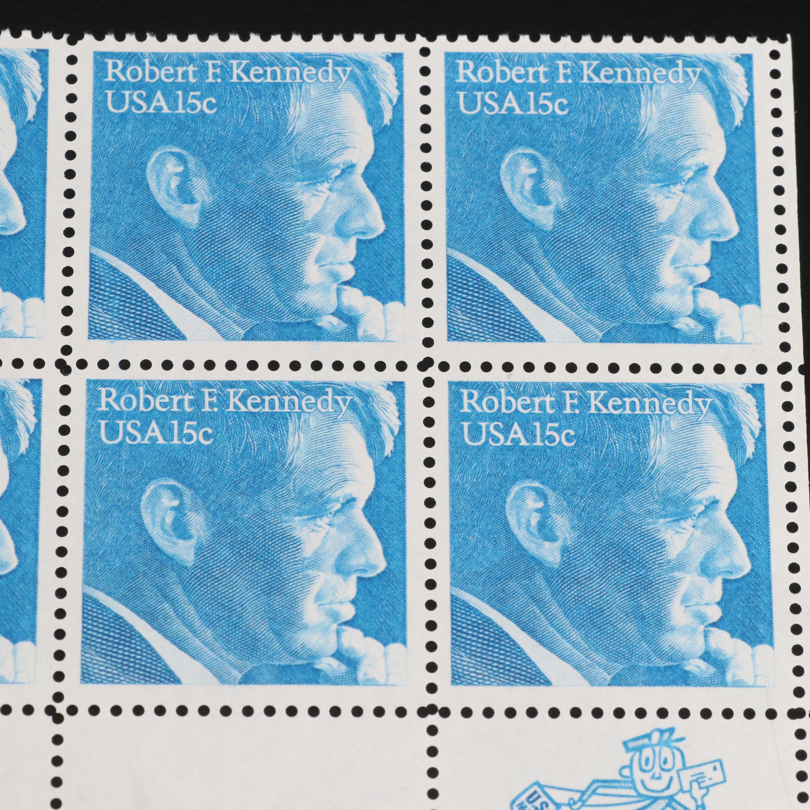 Four Mint Sheet File Albums Filled With Uncut Unused U.S.Postage Stamps