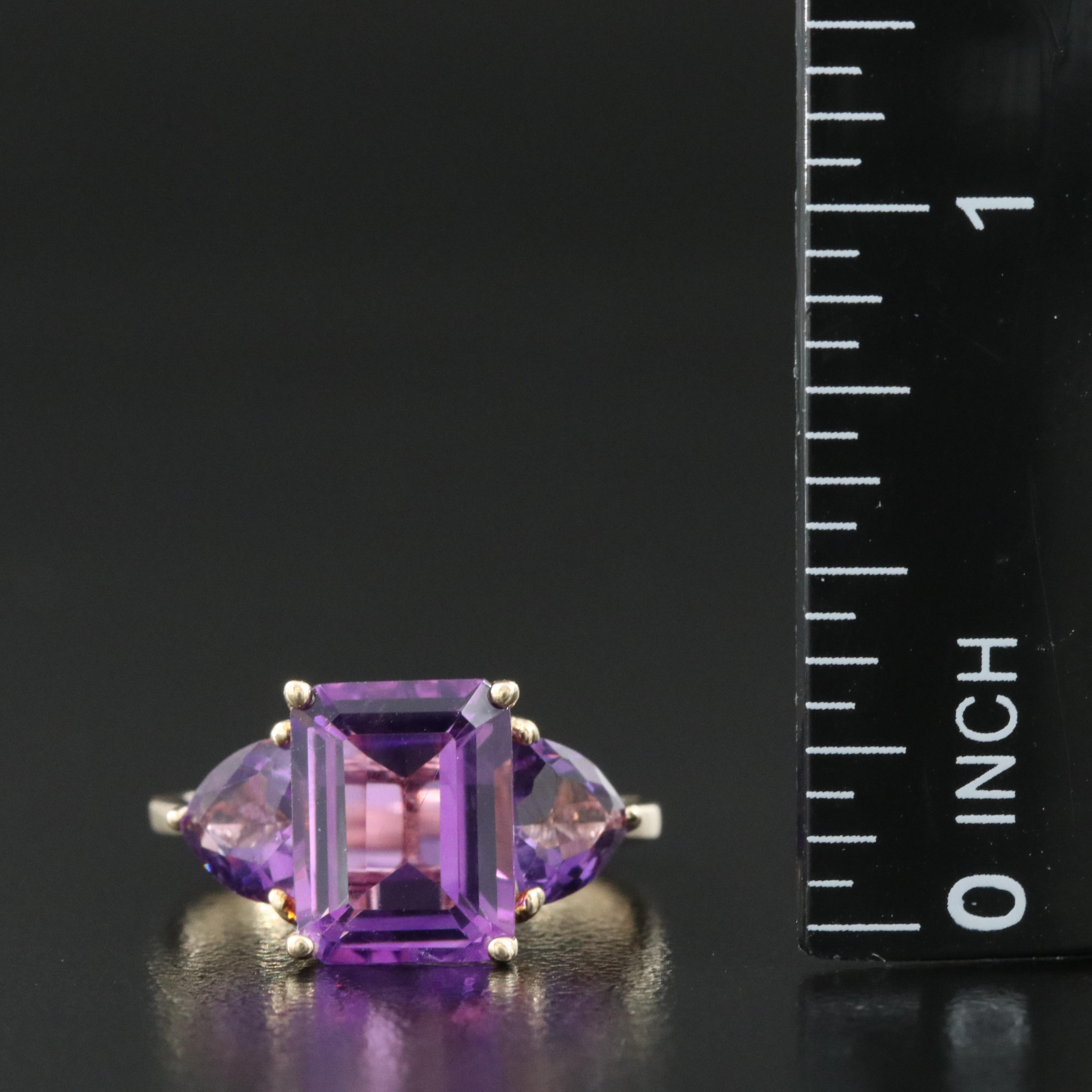 10K Amethyst Ring