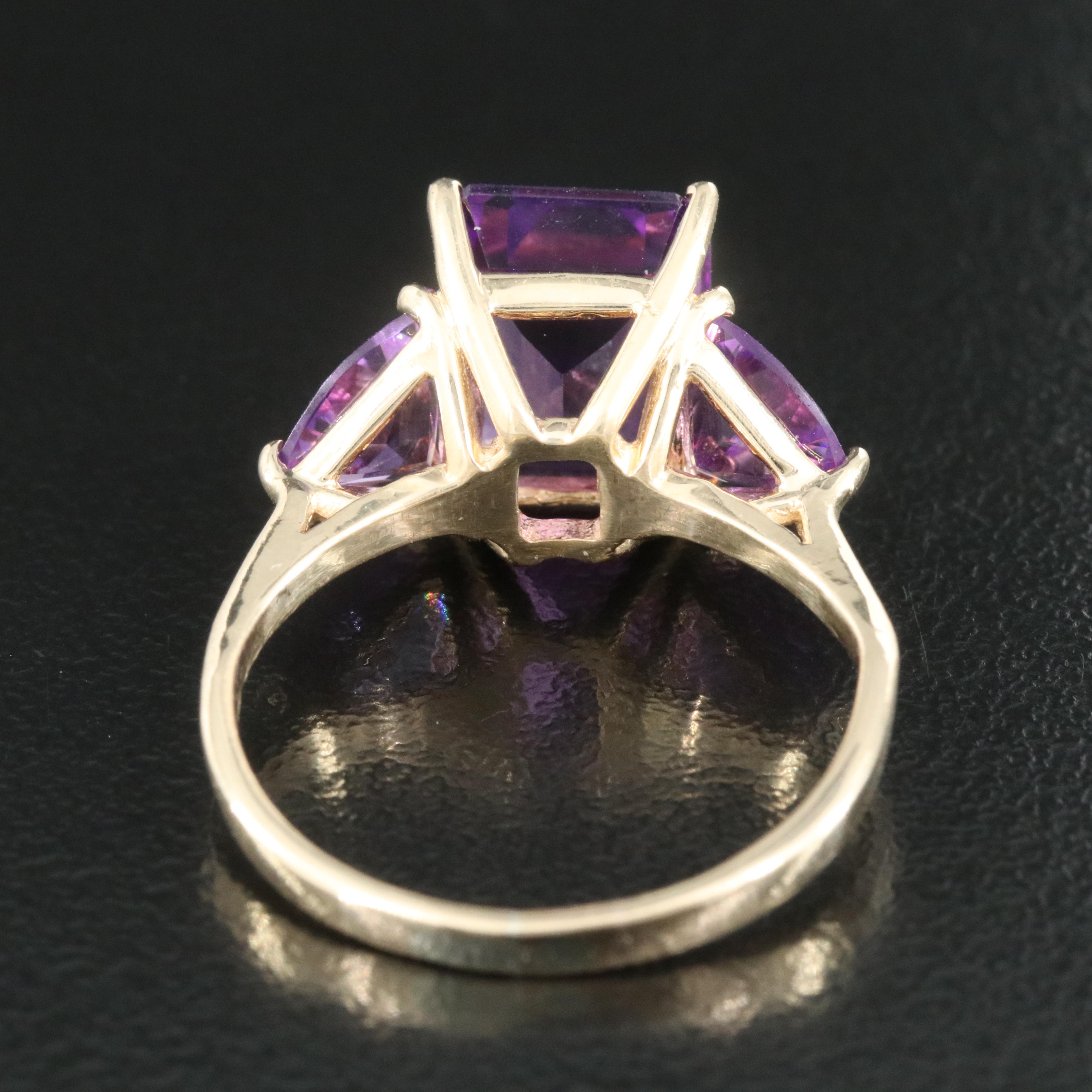 10K Amethyst Ring