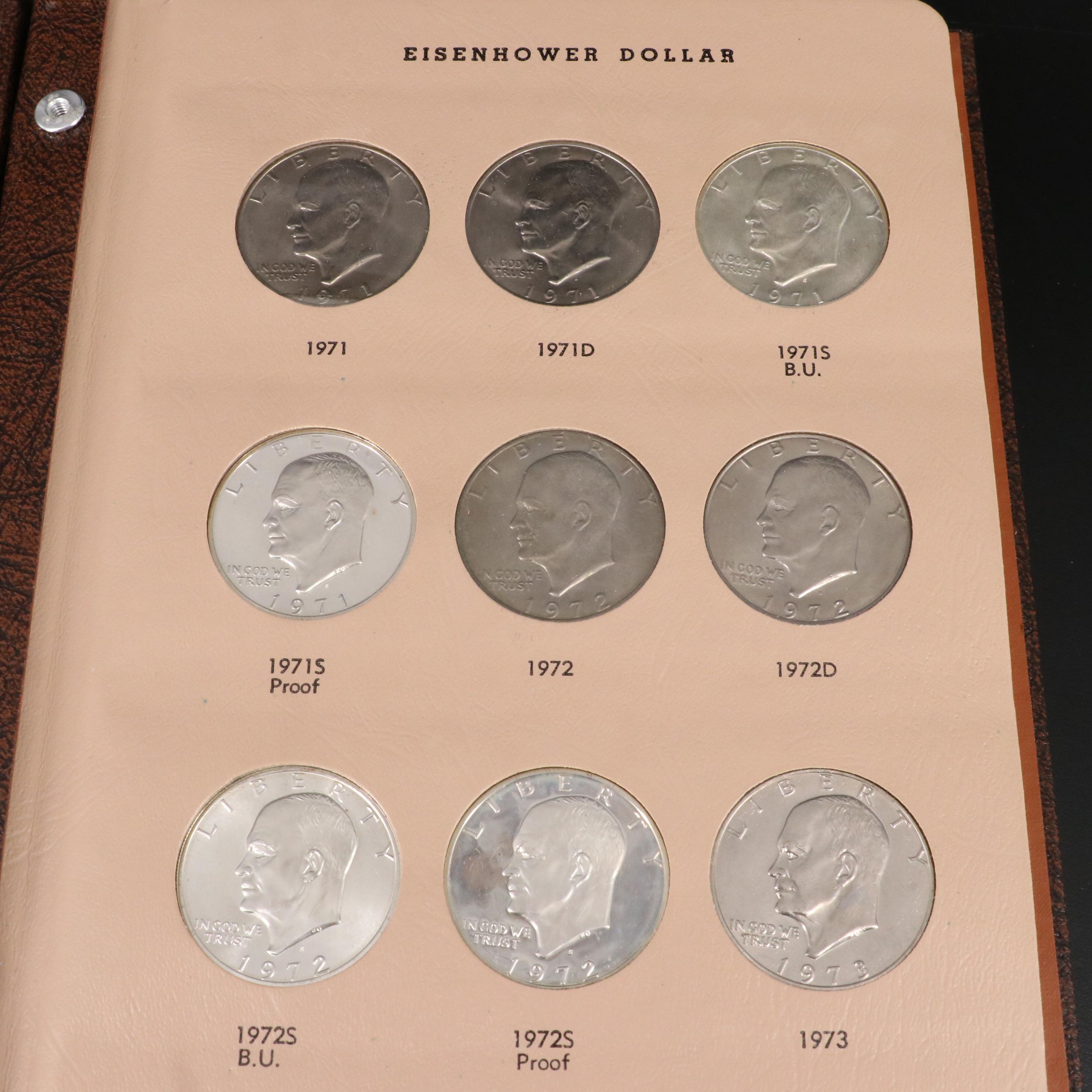 Complete Eisenhower Dollar Collection 1971-1978