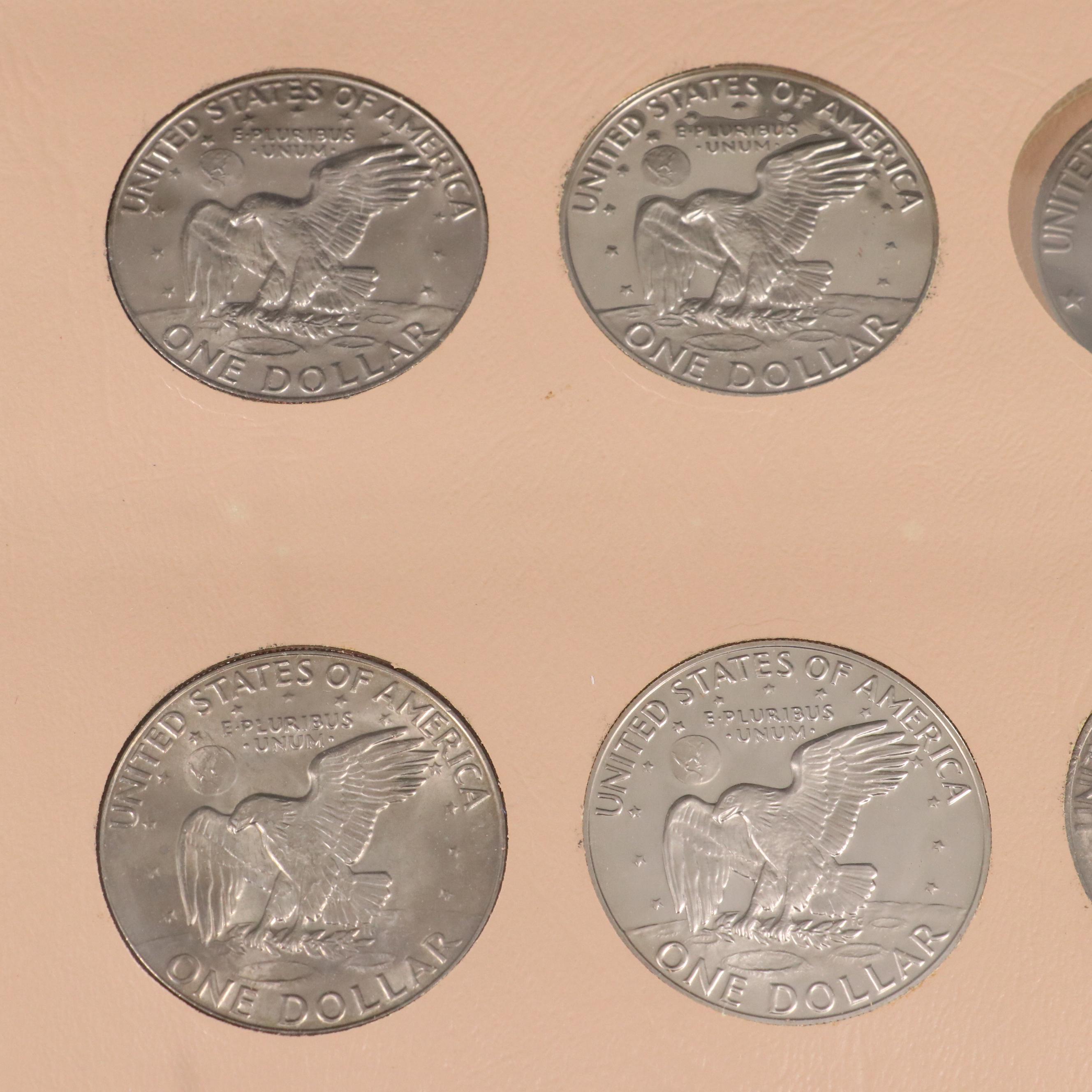 Complete Eisenhower Dollar Collection 1971-1978