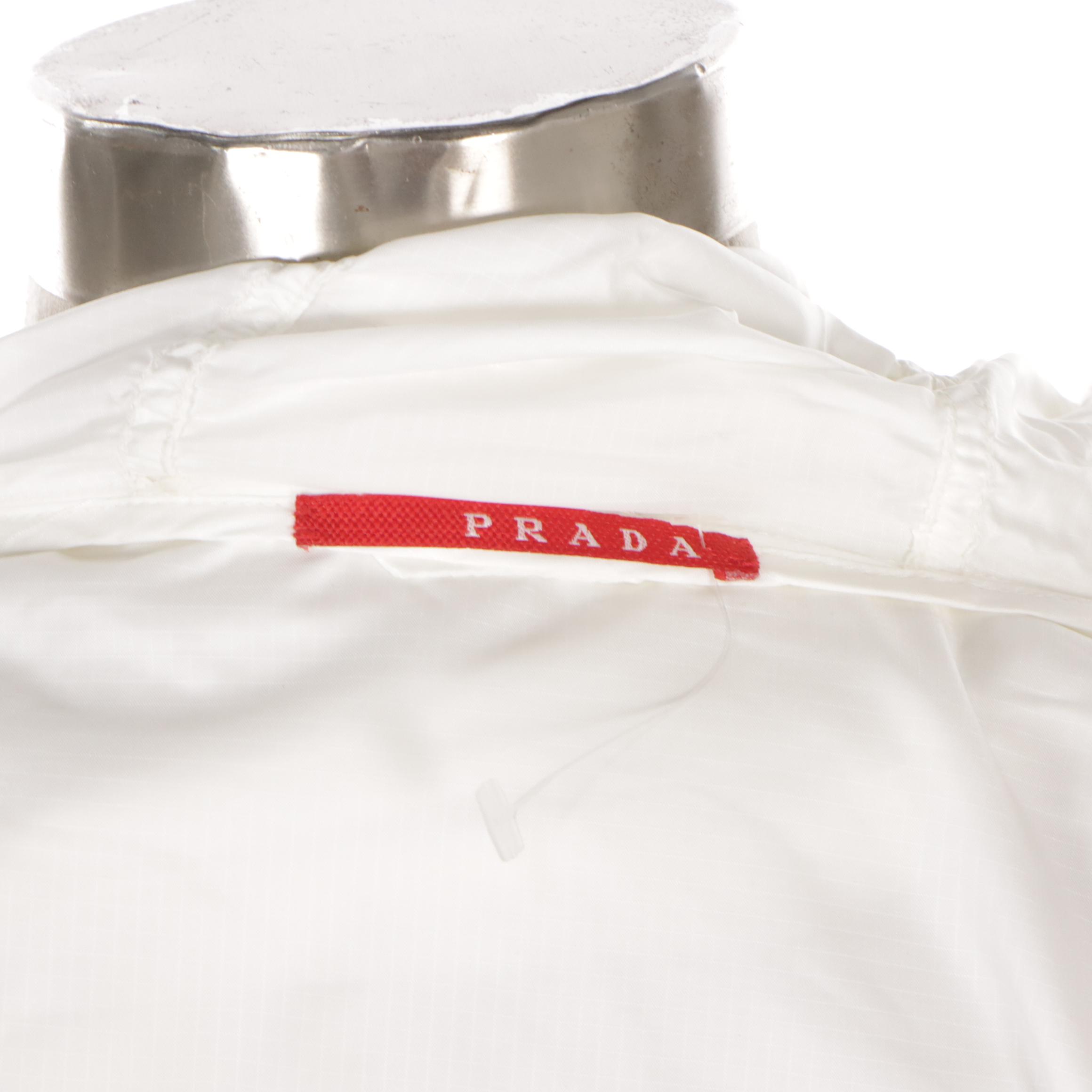 Prada Sport Hooded Parachute Parka in Ripstop Nylon