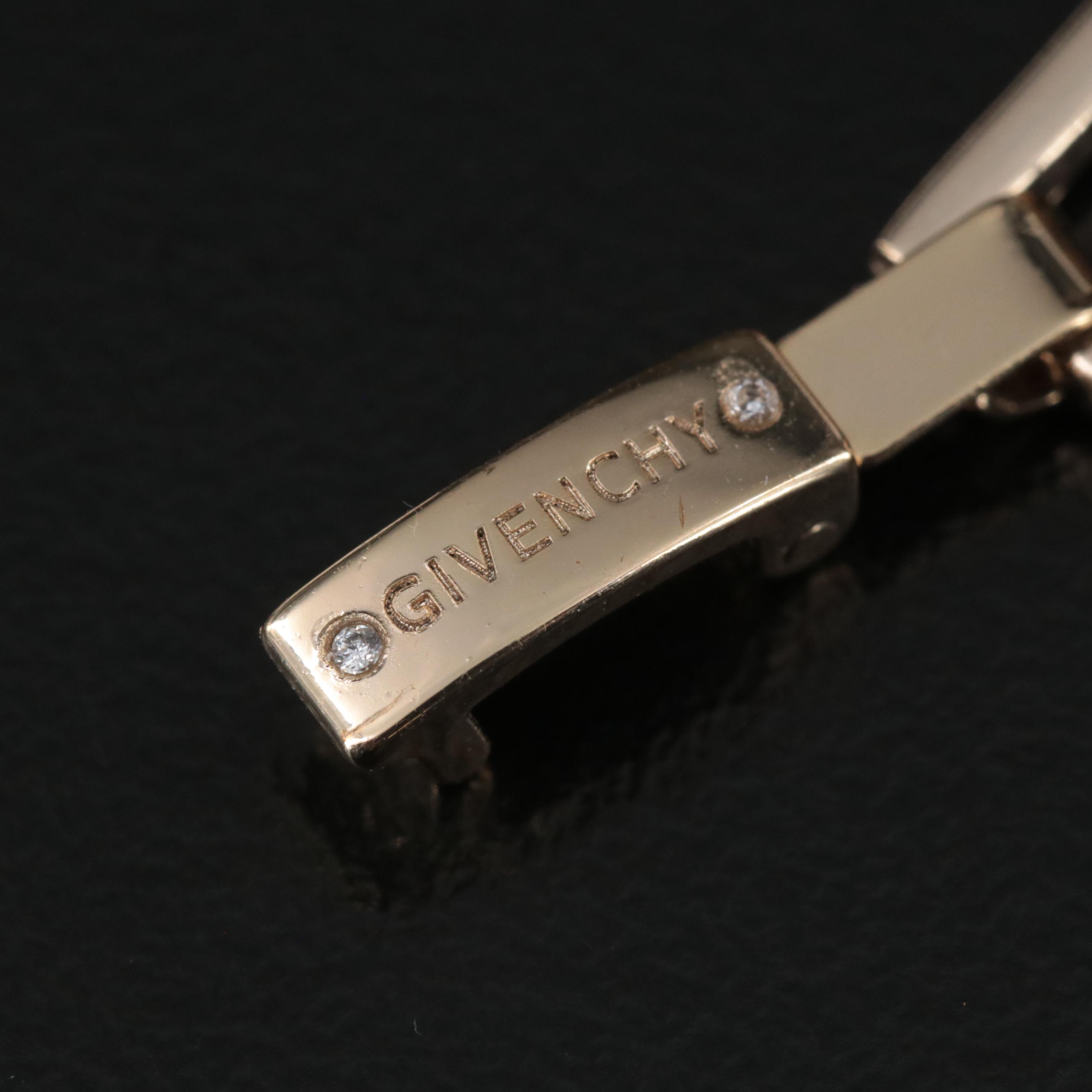 Givenchy  Red and Clear Crystal Bracelet