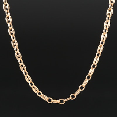 Sterling Mariner Chain Necklace
