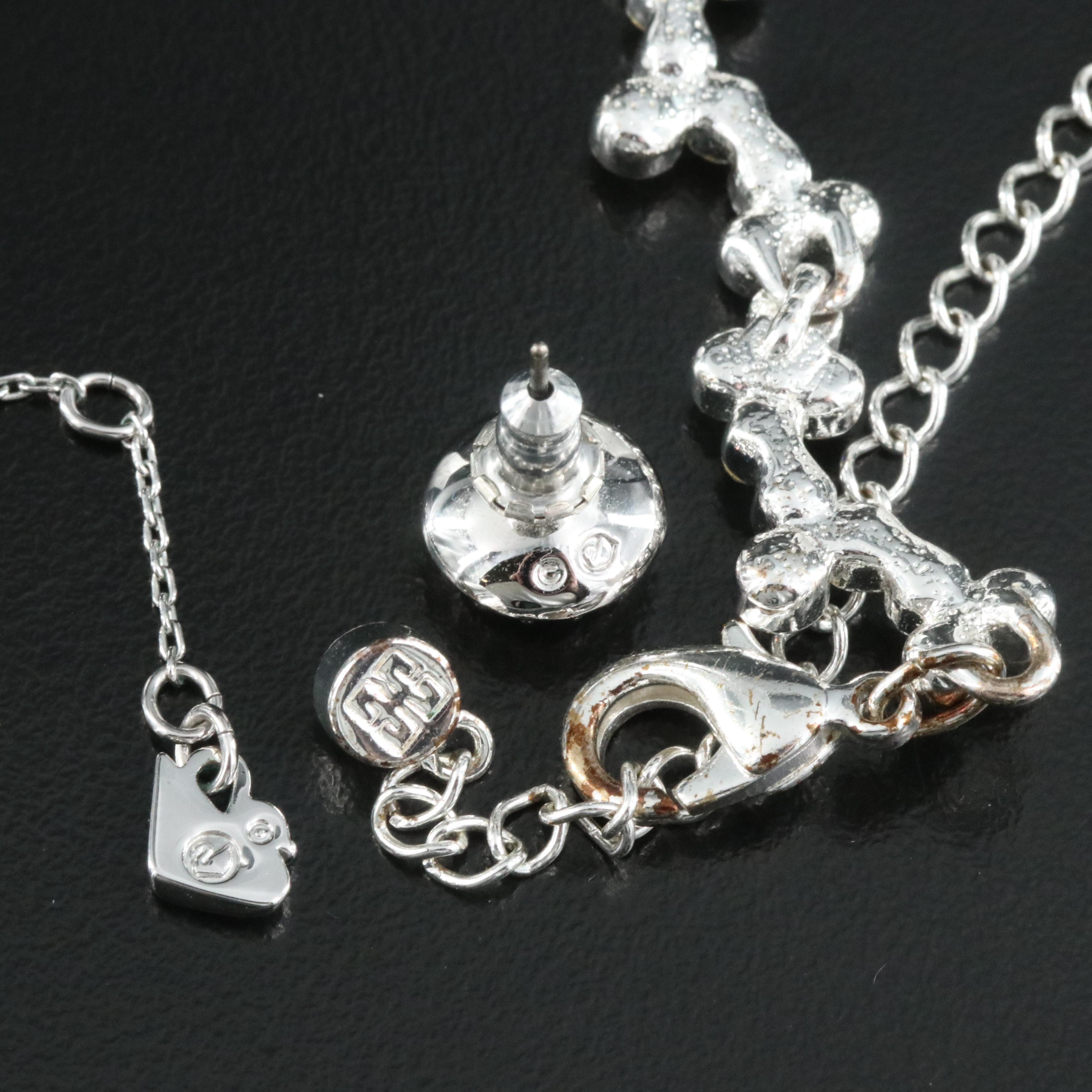 Vintage Rhinestone and Glass Crystal Jewelry Including Tory Burch and Swarovski