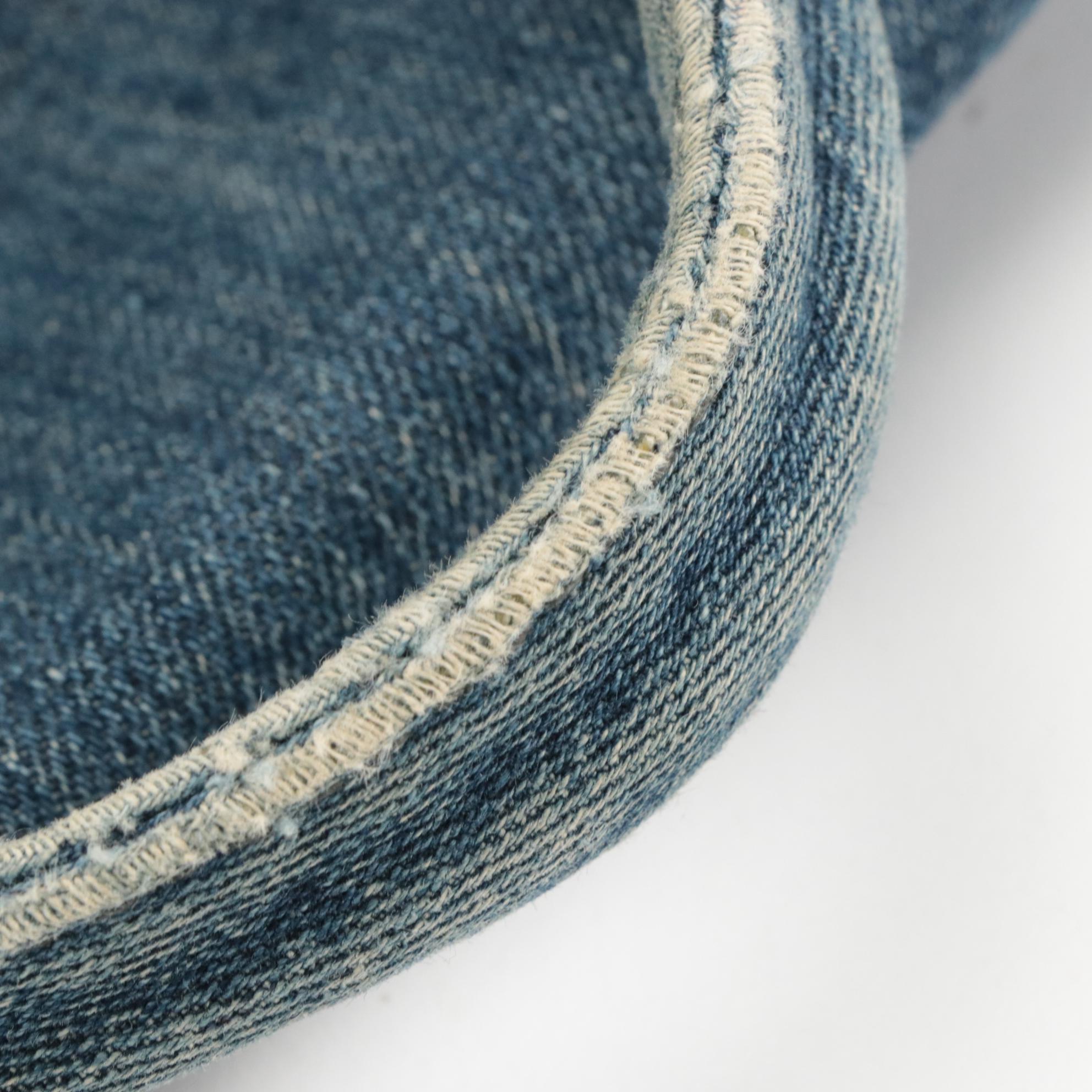 Prada Canapa Logo Tote in Avio Denim