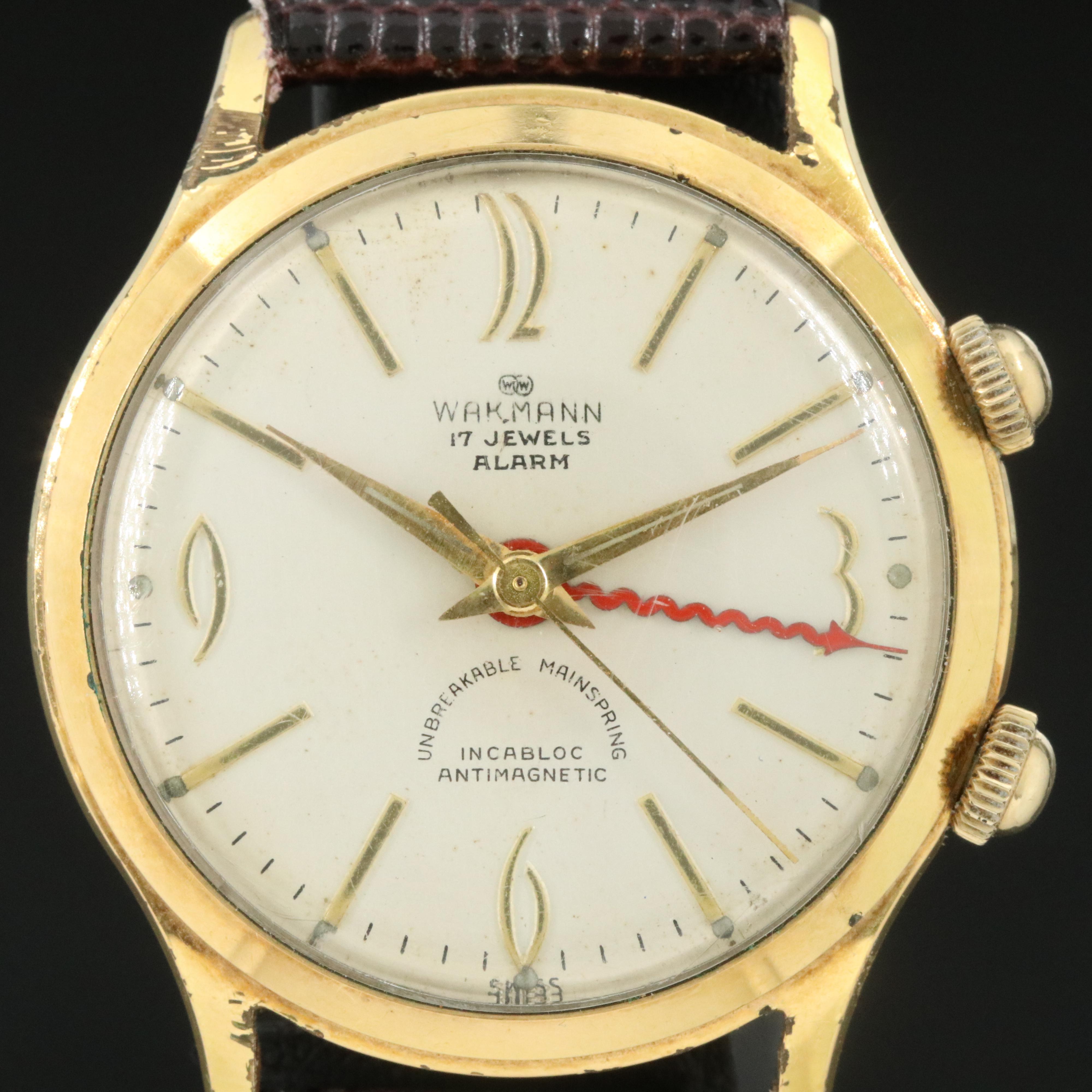 Vintage Wakmann Alarm Watch