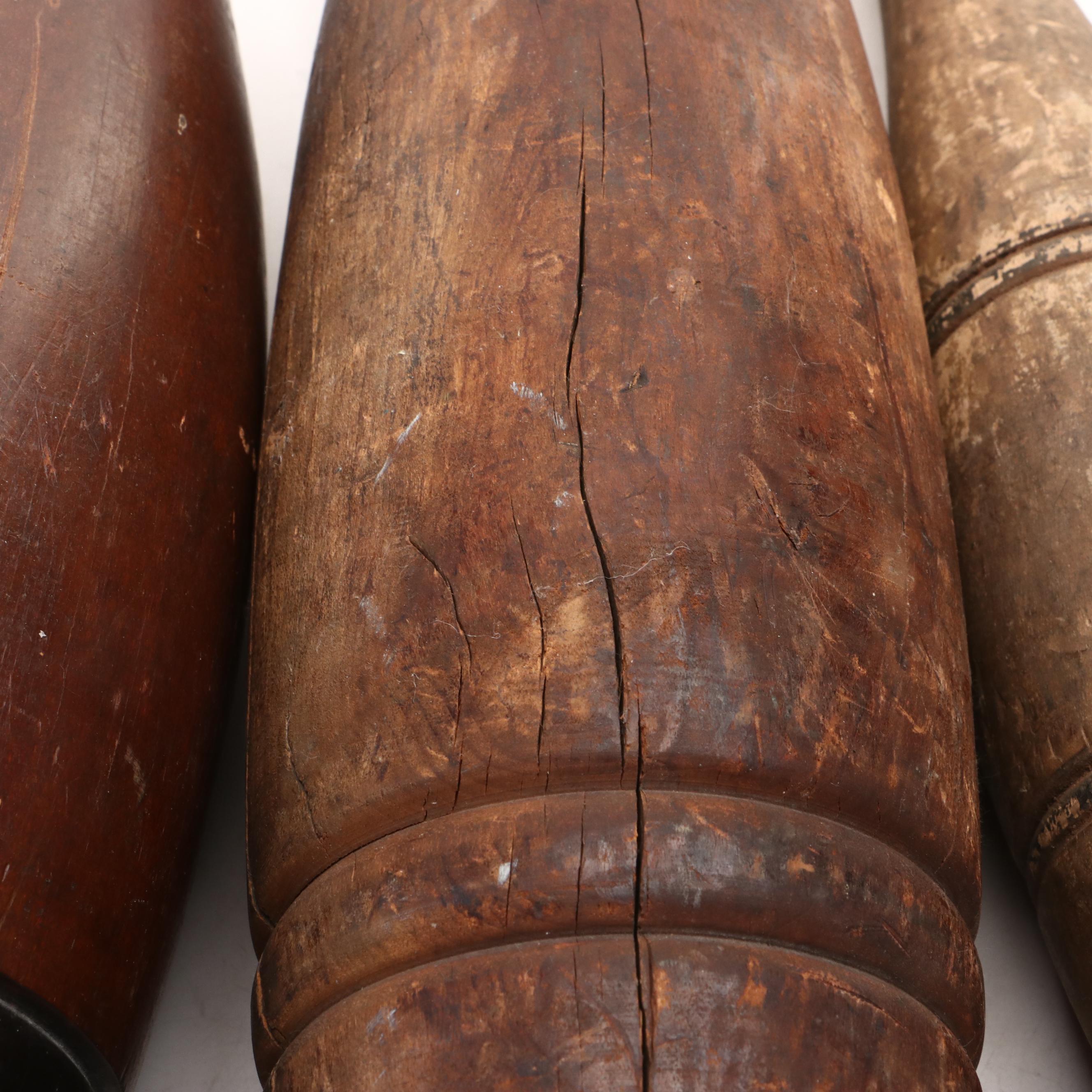 Narraganset Machine Co., Spalding Gold Medal, More Juggling Pins, Antique