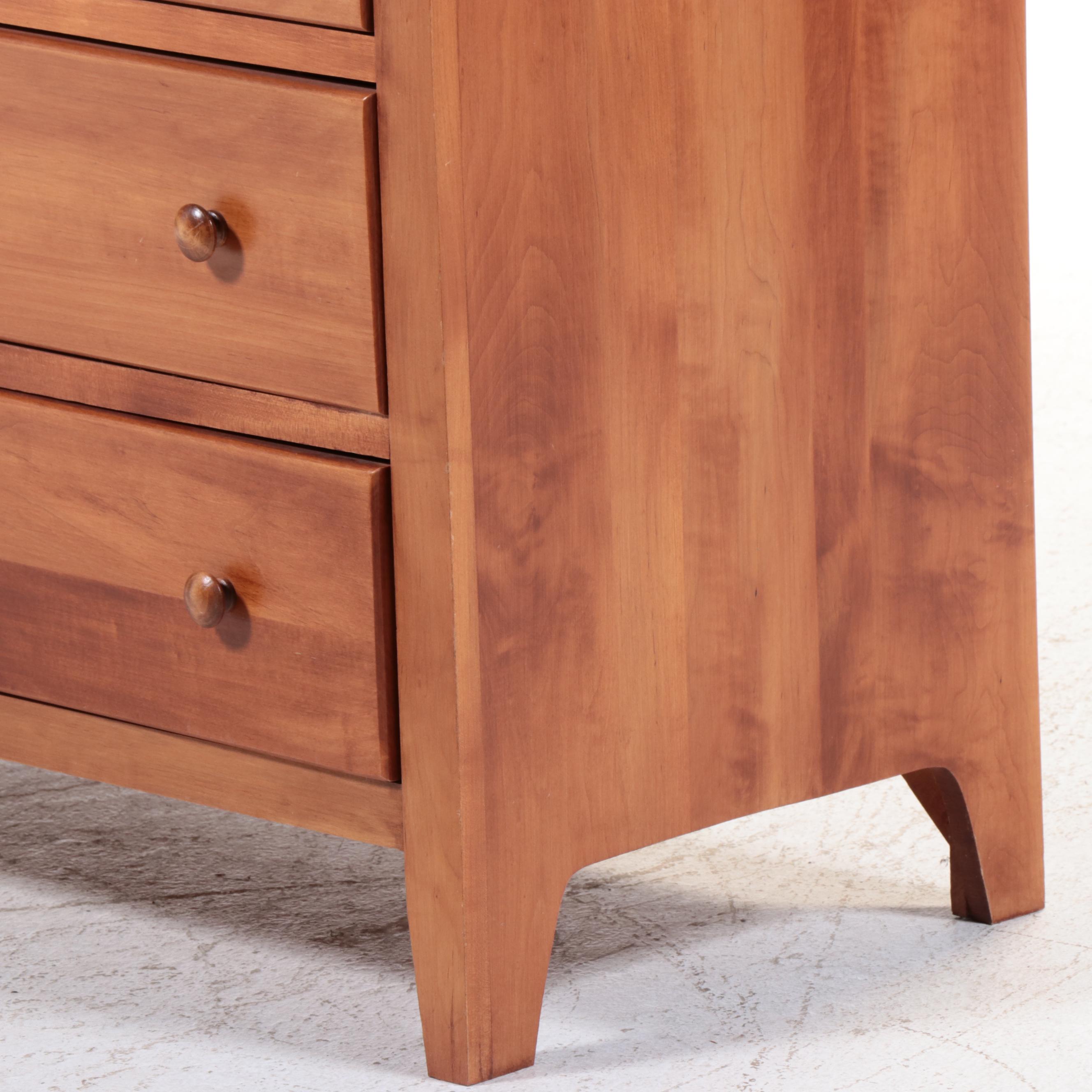 Shaker Style Wooden Chest of Drawers